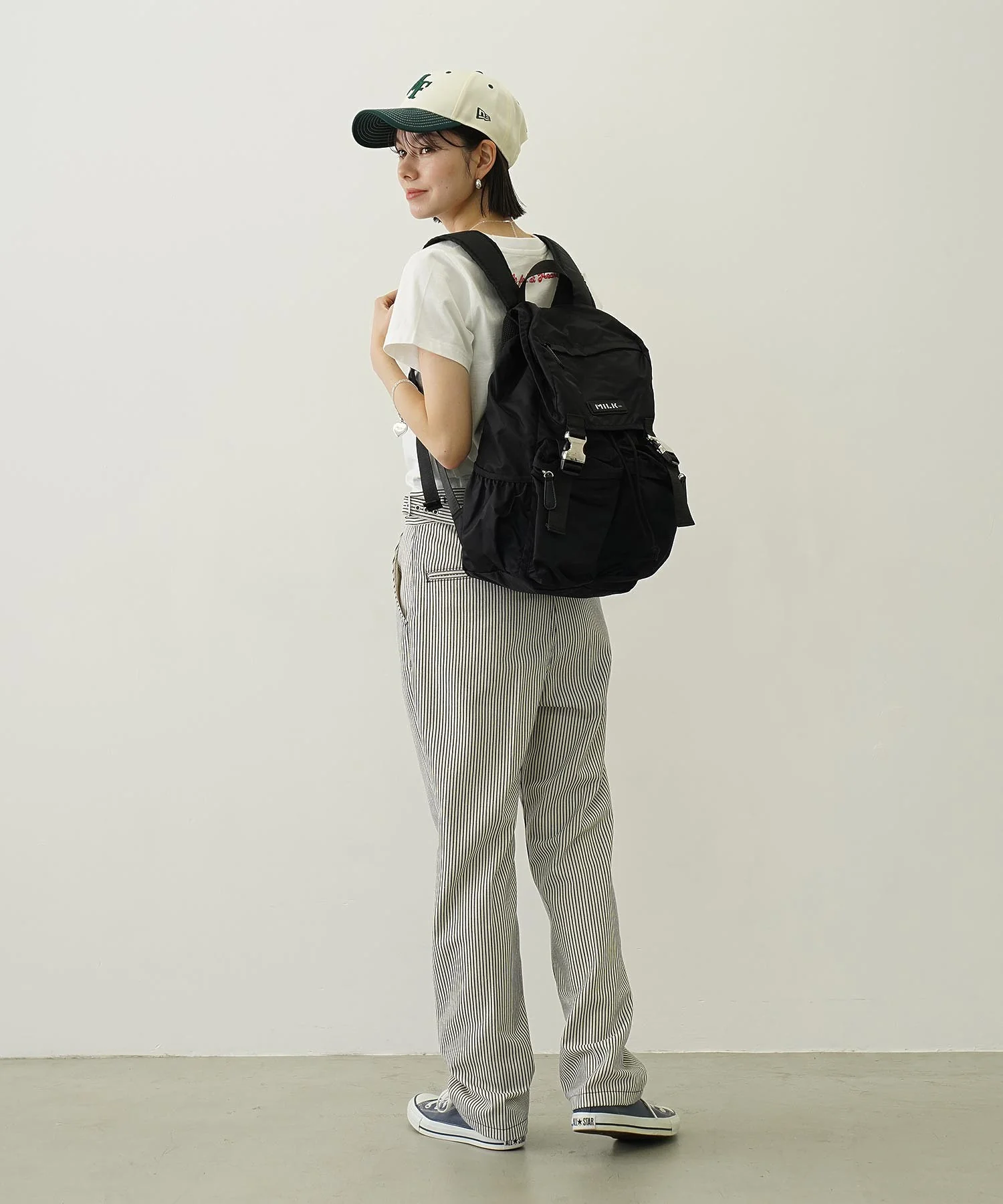 LOGO PLATE BACKPACK MILKFED. - Image 35