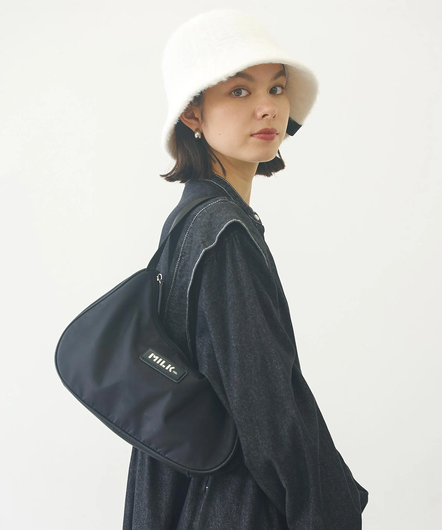 LOGO PLATE HANDBAG MILKFED. - Image 22