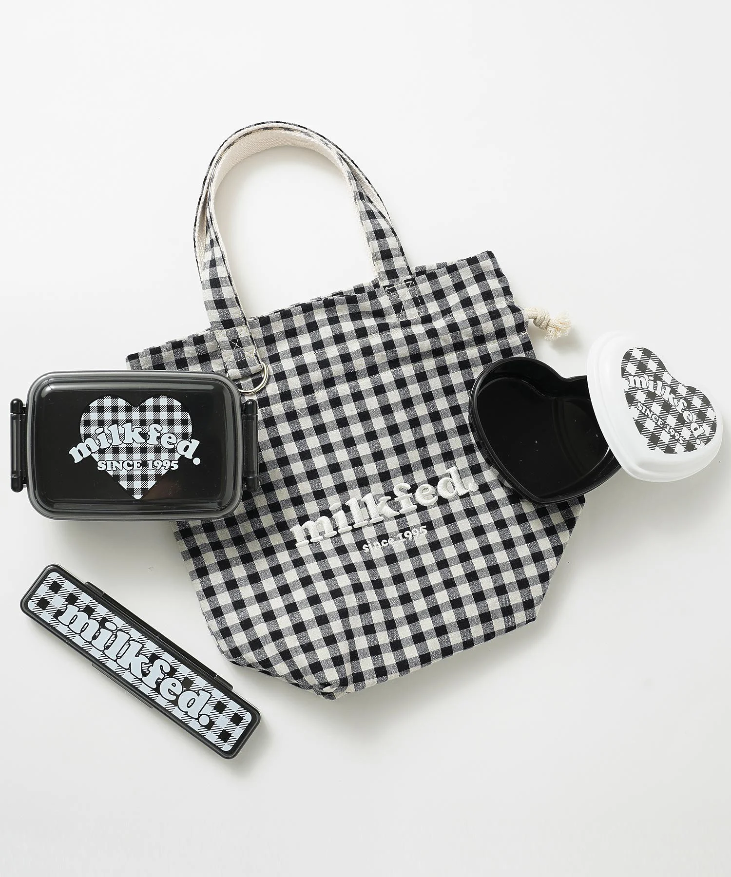 GINGHAM DRAWSTRING COOLER BAG - Image 15