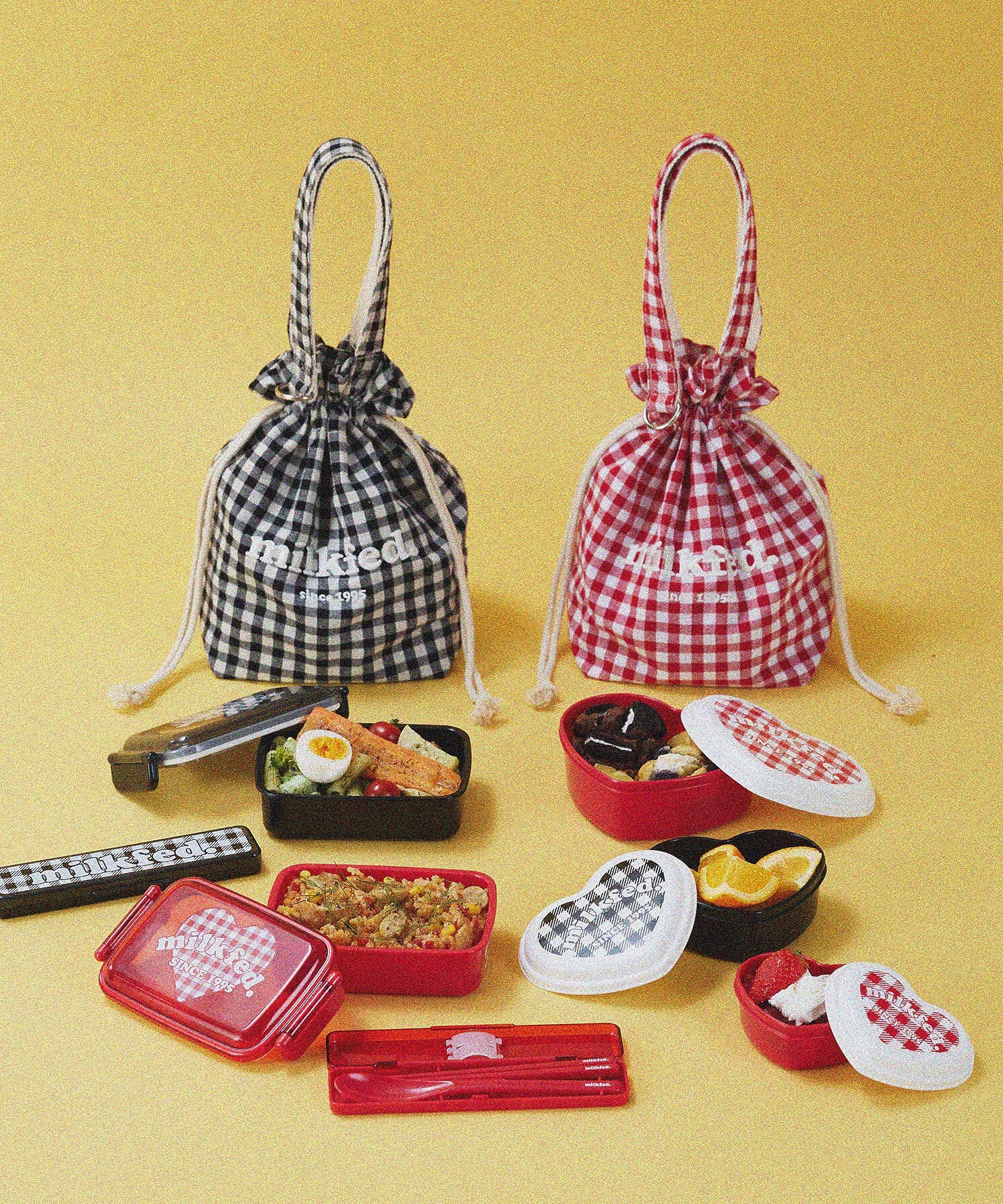 GINGHAM FOOD CONTAINER SET - Image 11