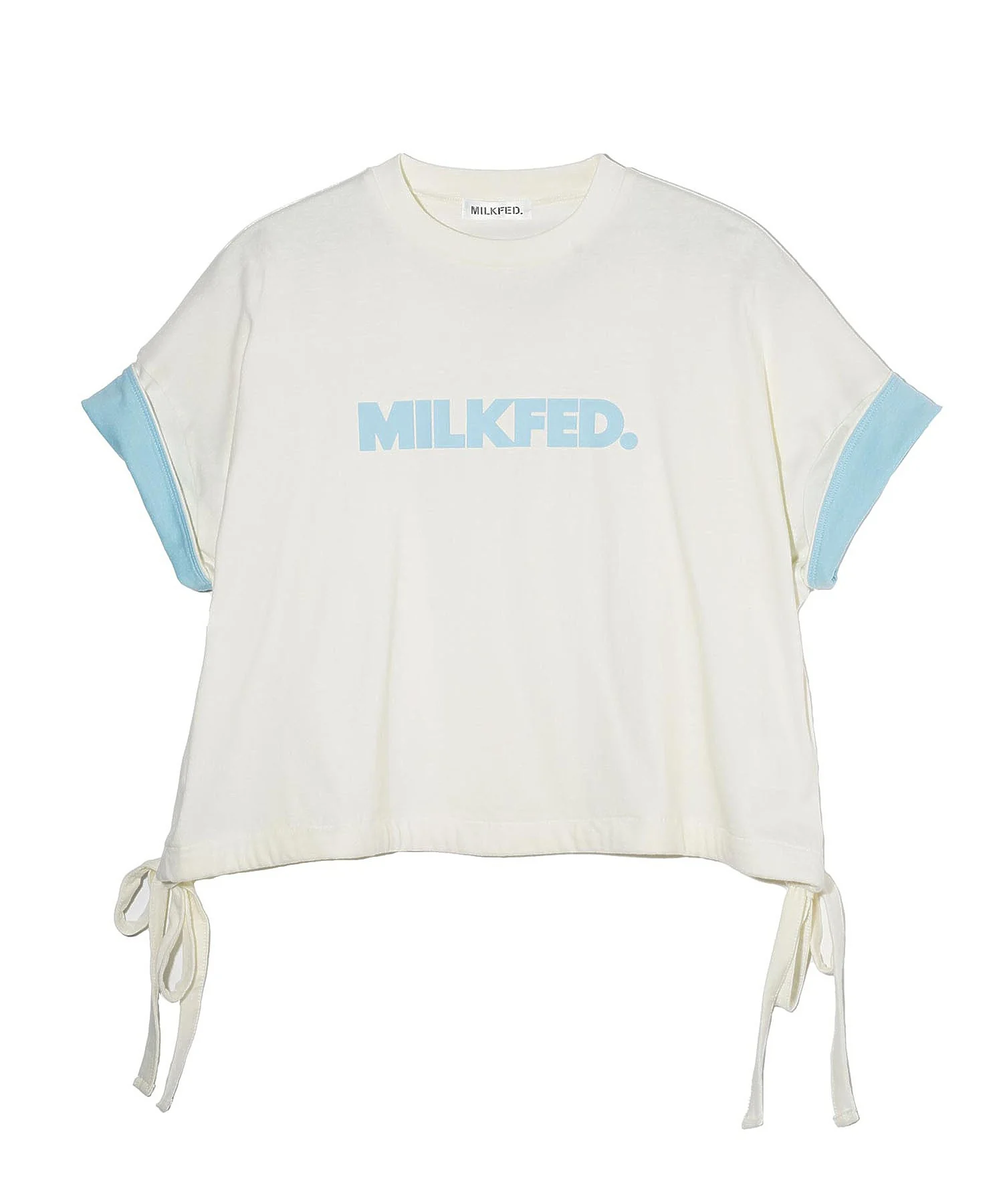 COLORED SLEEVE EDGE S/S TOP - Image 5