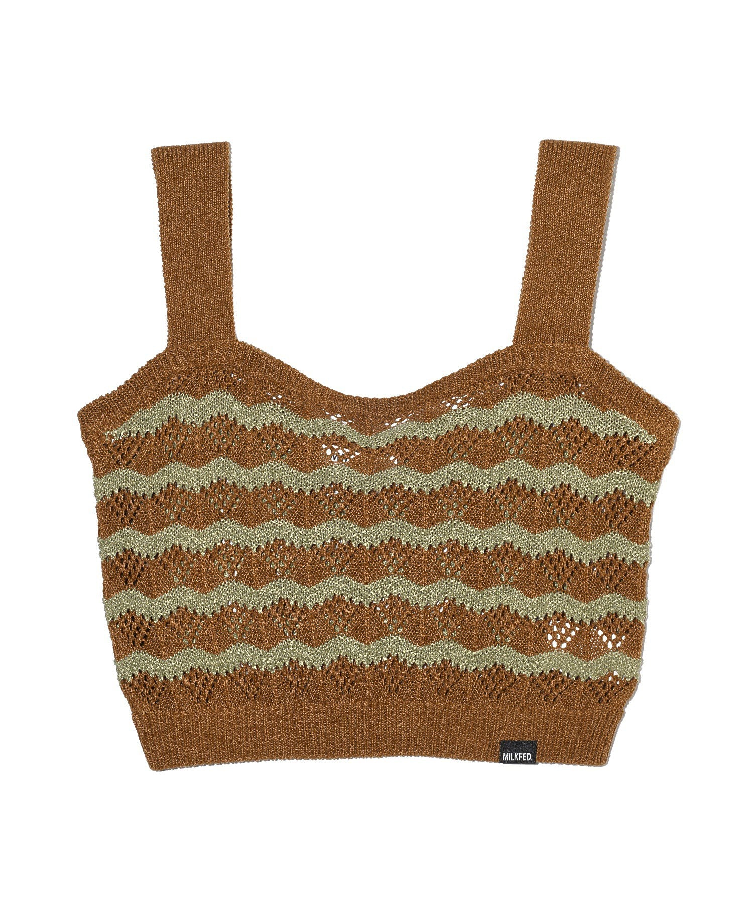 WAVE PATTERN KNIT CAMISOLE - Image 2