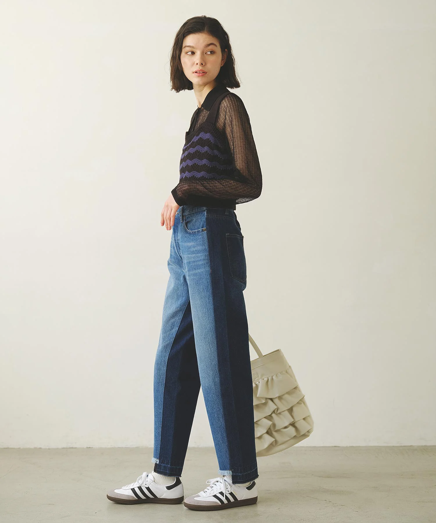 WAVE PATTERN KNIT CAMISOLE - Image 9