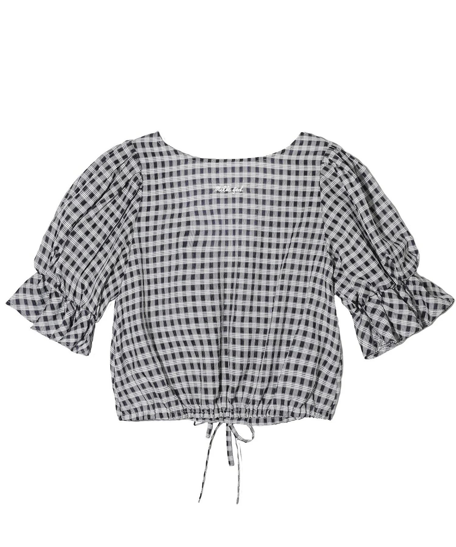 SHEER PLAID BLOUSE - Image 14