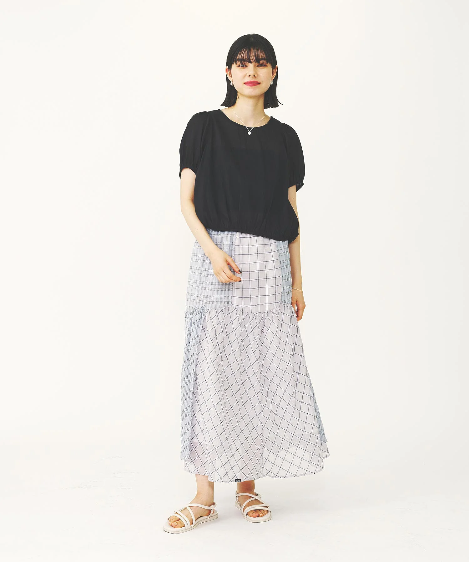 SHEER PUFF SLEEVE BLOUSE - Image 7