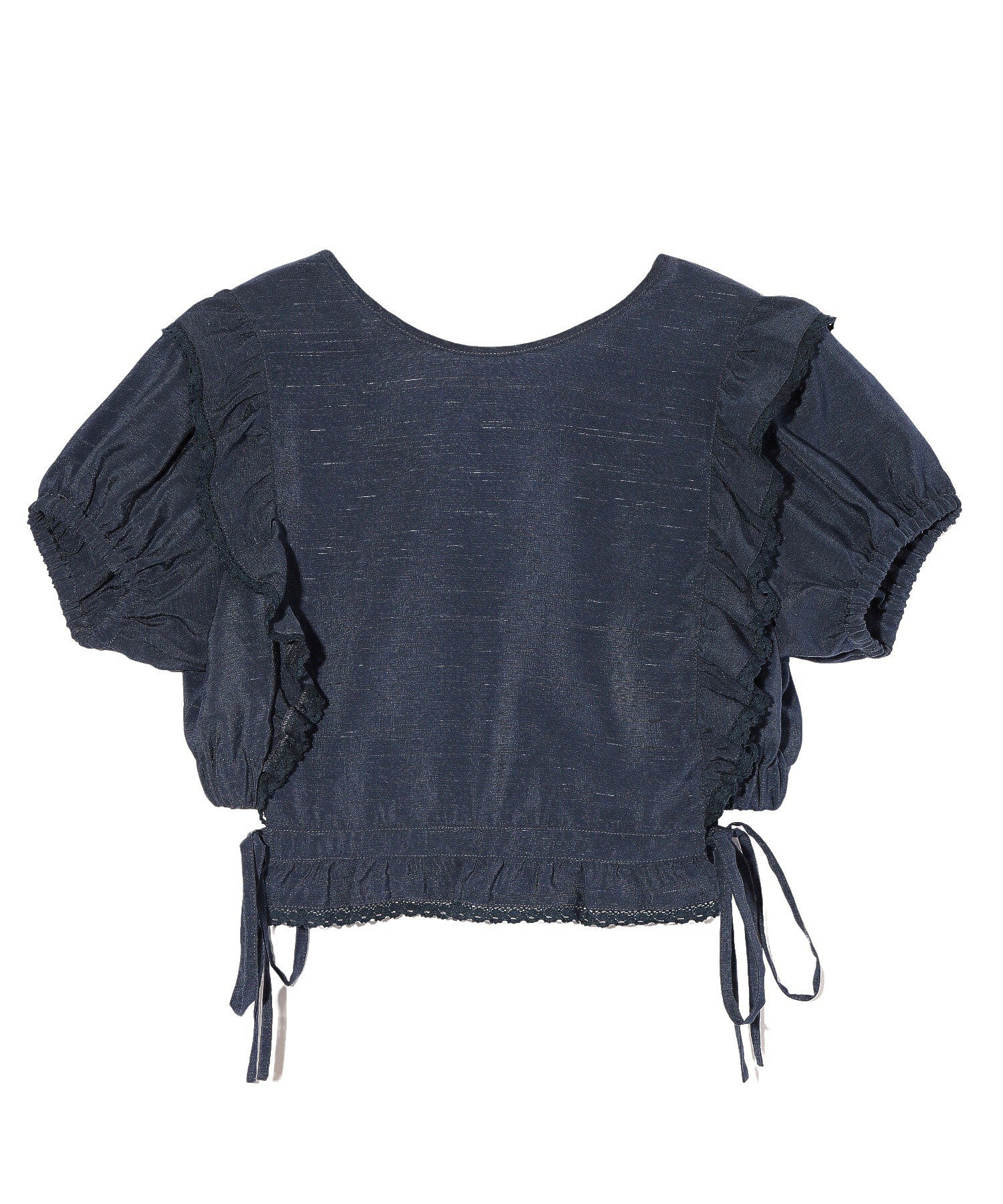 RUFFLE SLEEVE CROPPED TOP - Image 16