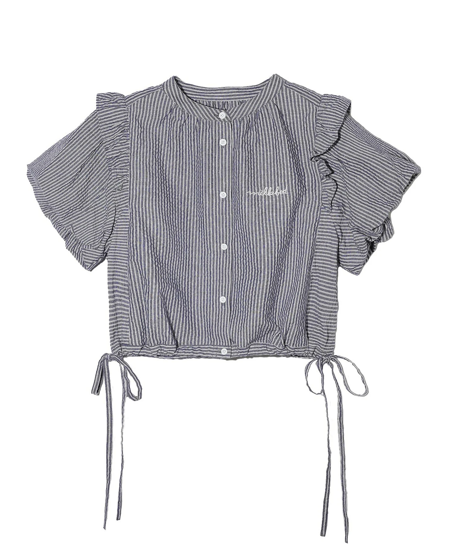 STRIPE BALLOON SLEEVE BLOUSE - Image 17