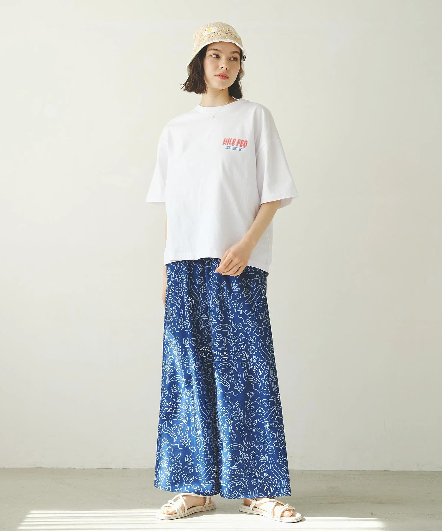 FLORAL WIDE PANTS - Image 14
