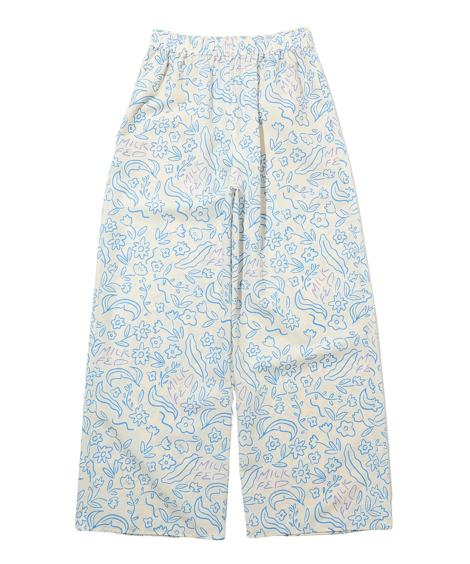 FLORAL WIDE PANTS - Image 3