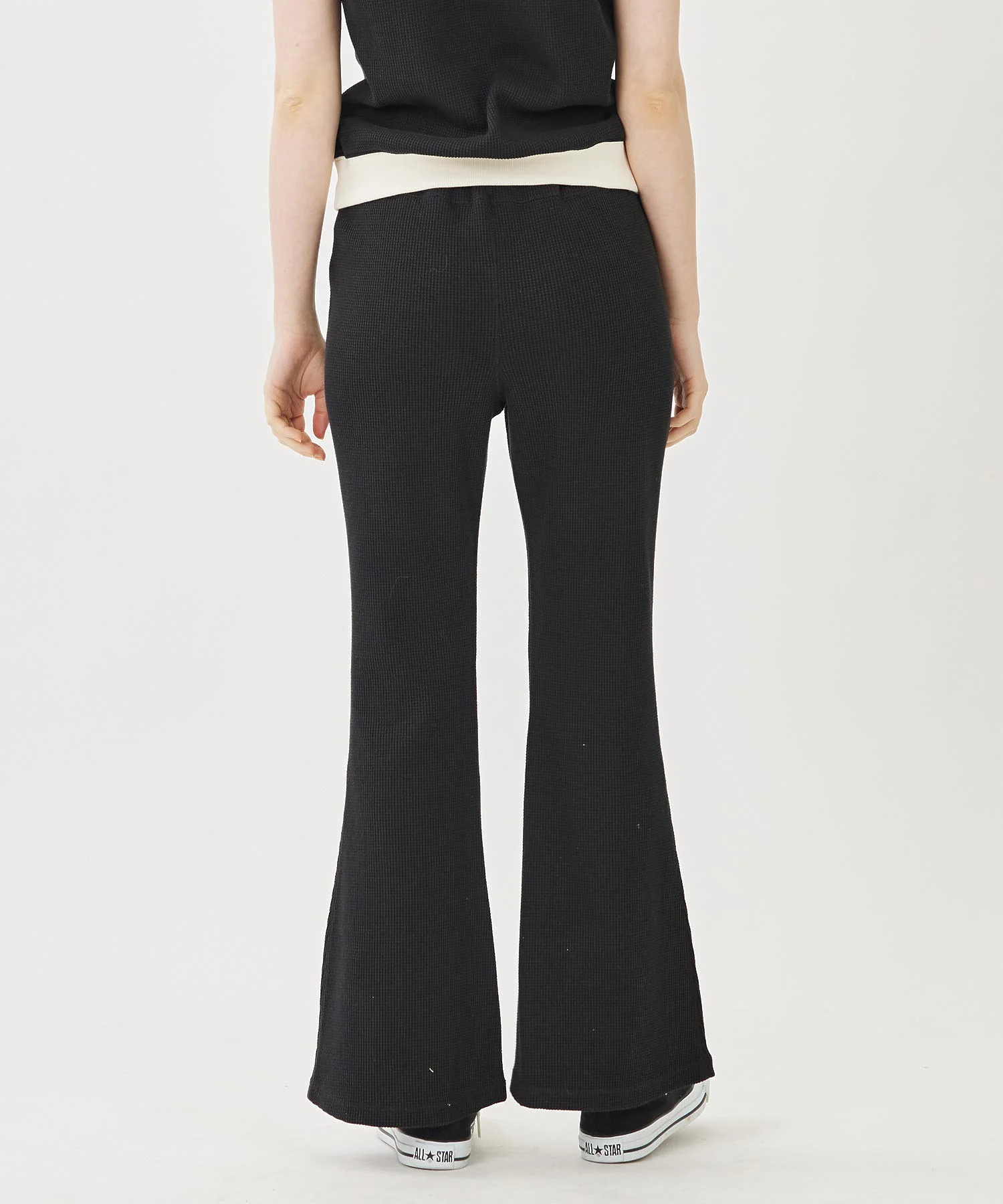 WAFFLE FLARE PANTS - Image 8
