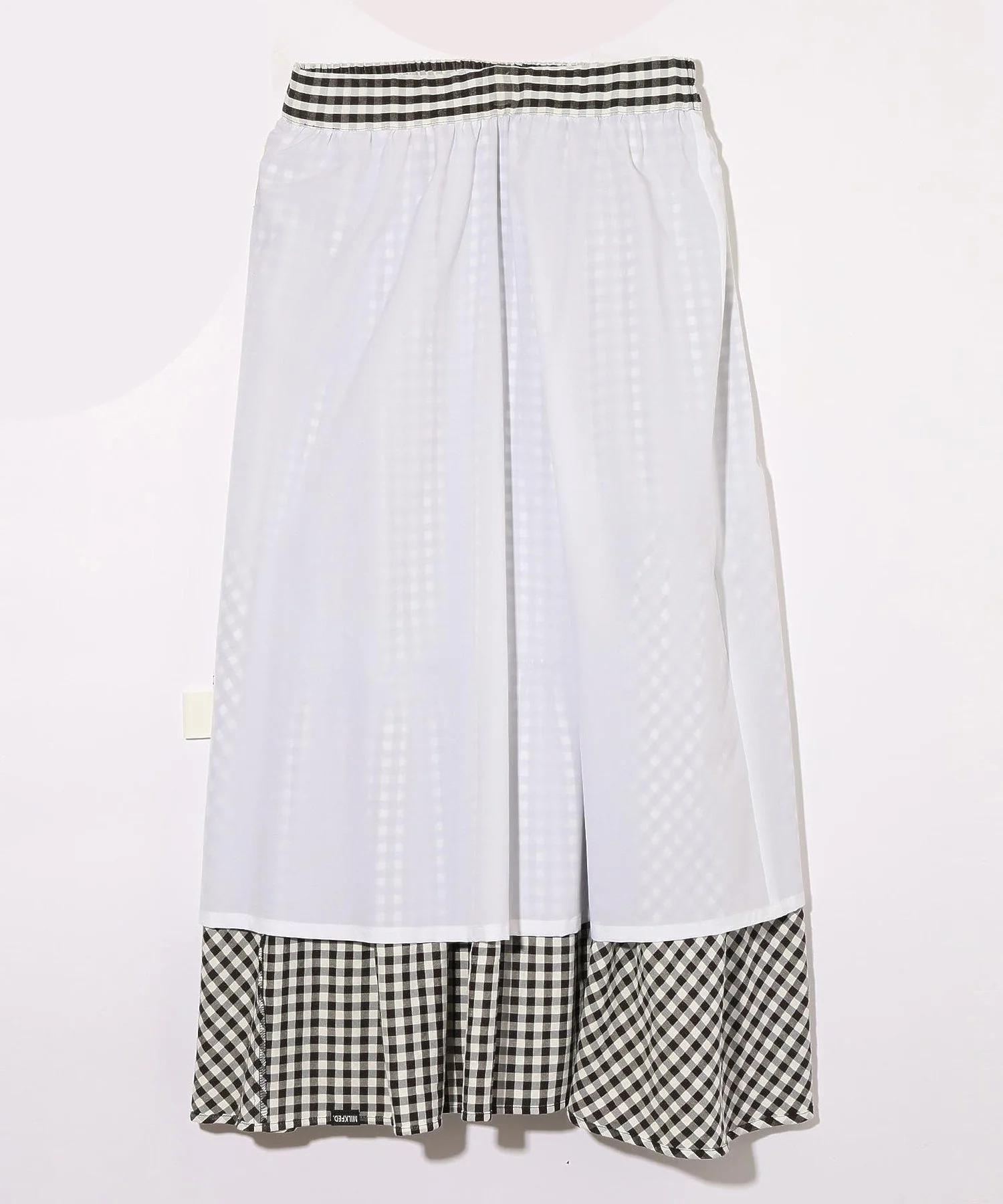GINGHAM TIERED  SKIRT - Image 21