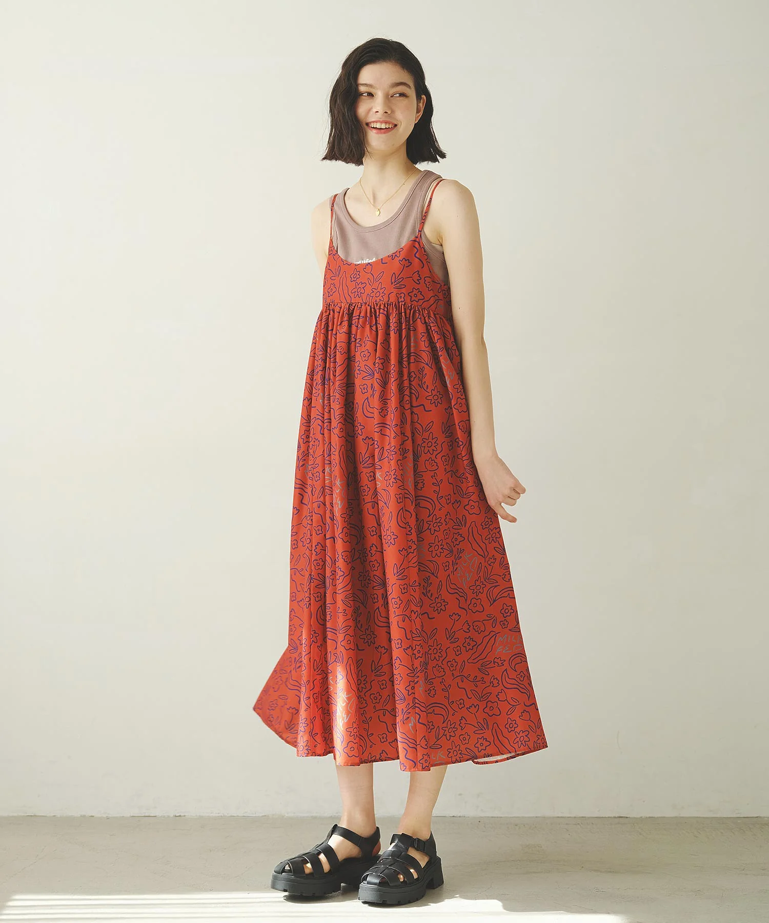 FLORAL CAMISOLE DRESS - Image 12