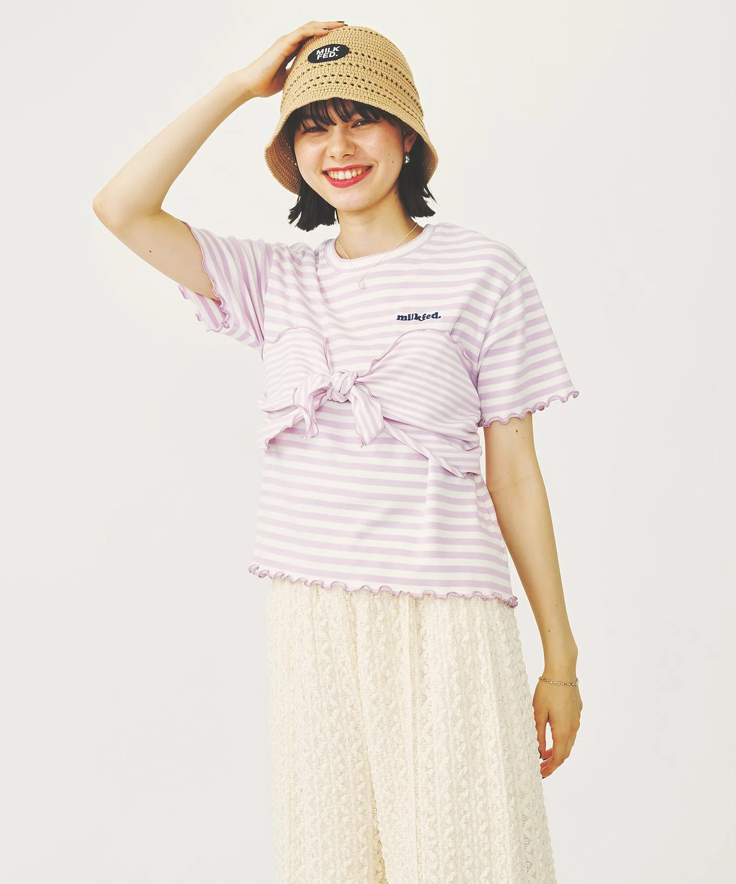 LOGO PATCH KNIT HAT - Image 14