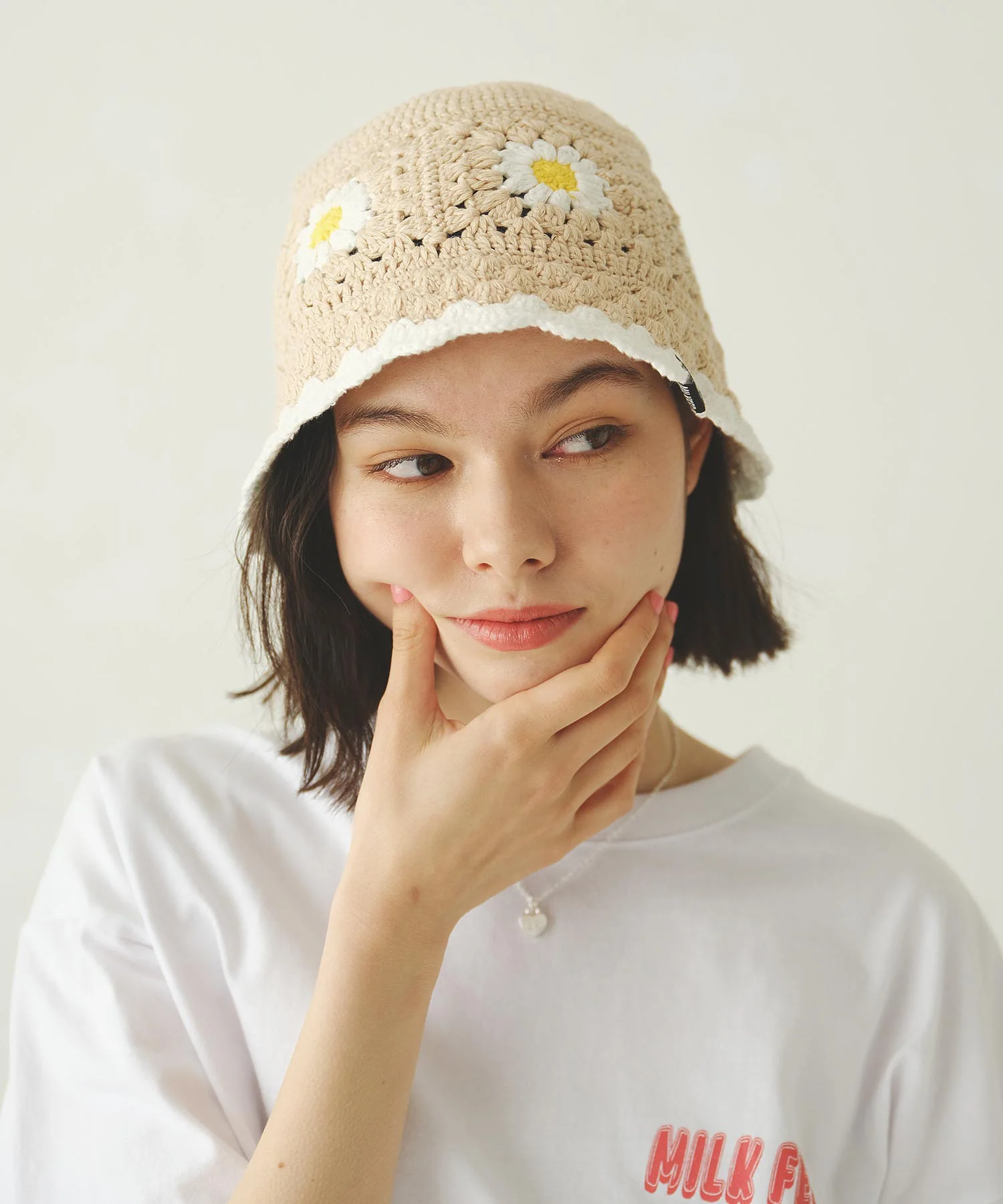 FLORAL KNIT HAT - Image 12