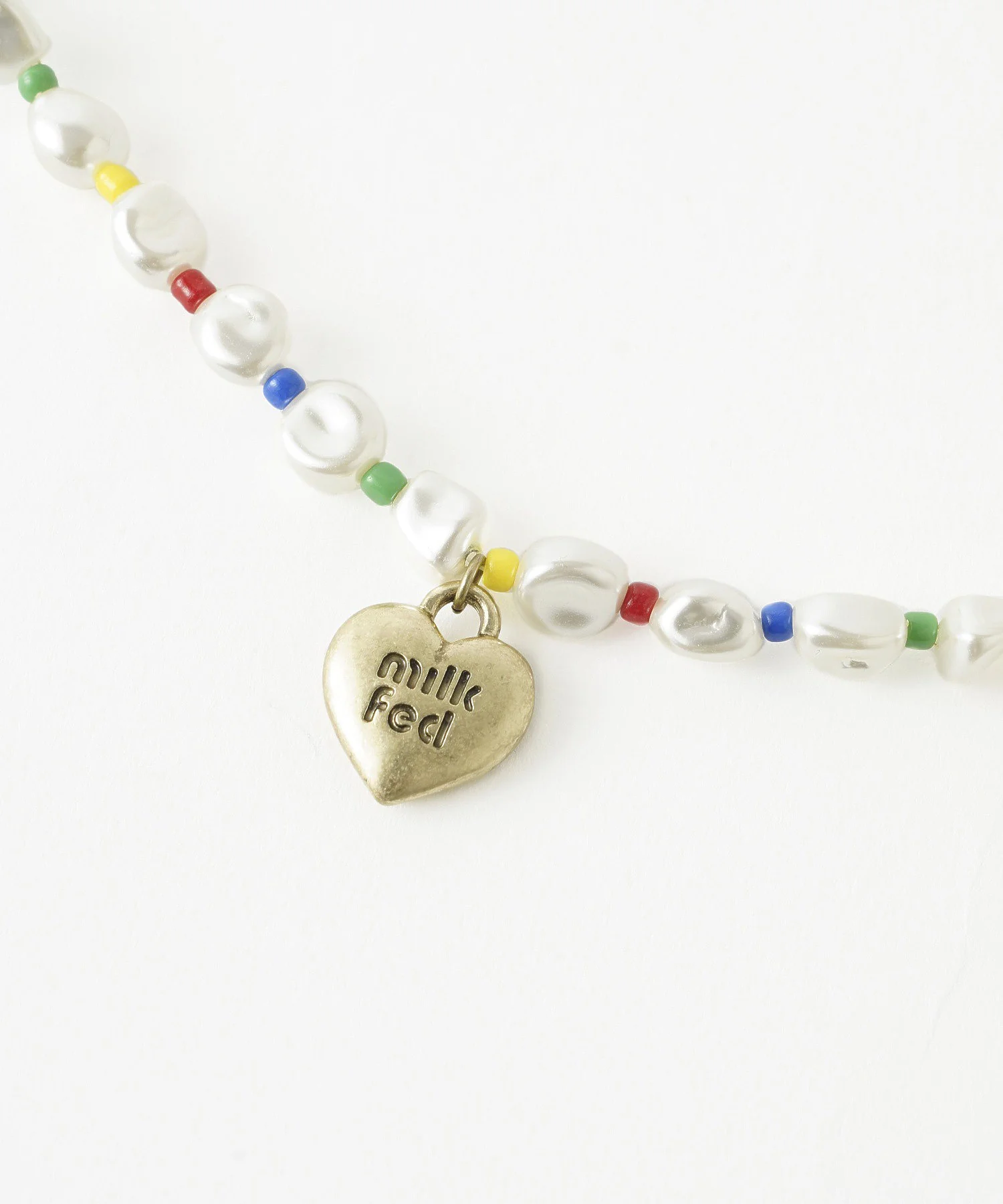 HEART CHARM BEADED NECKLACE - Image 11