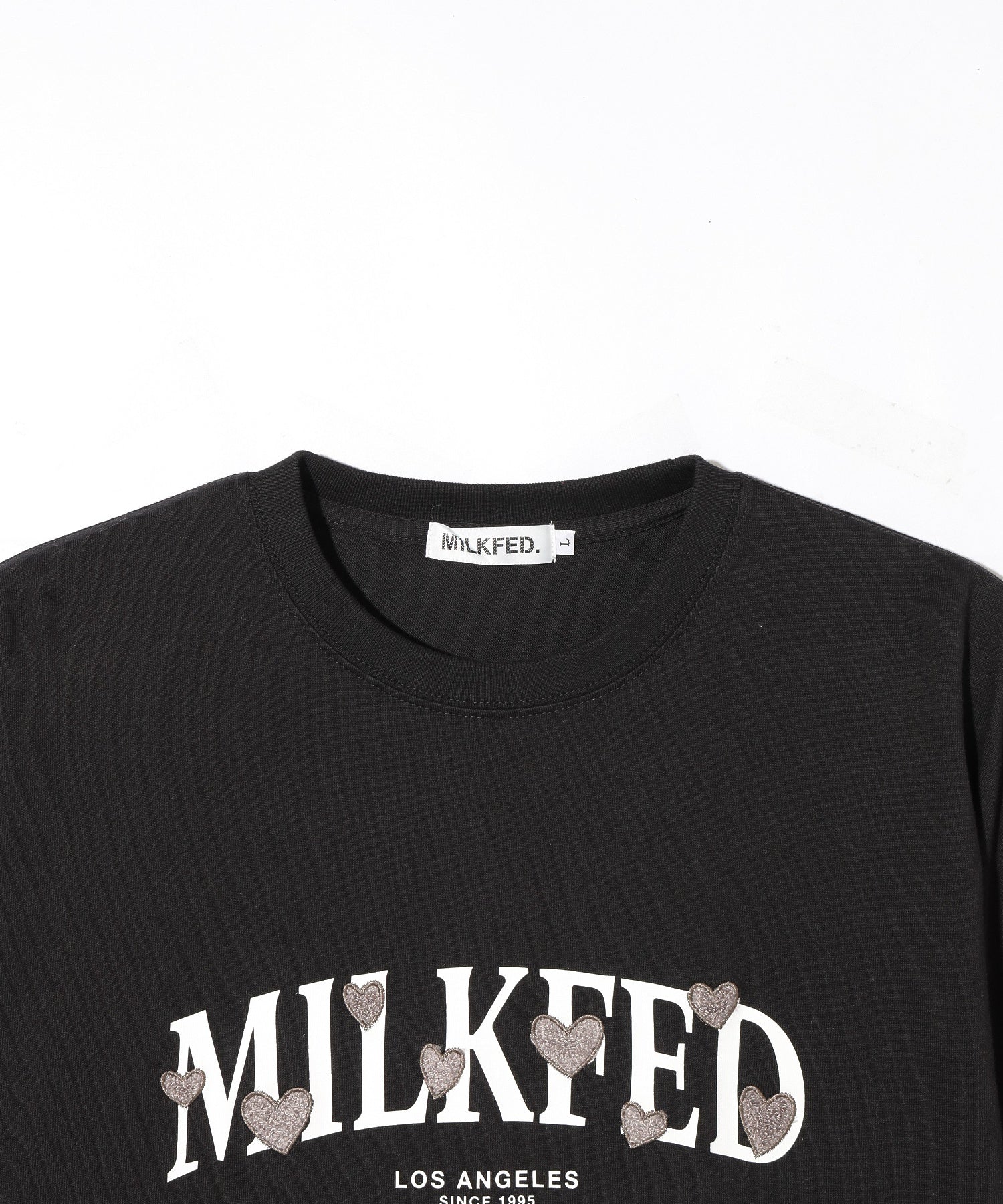 HEART EMBROIDERED LOGO WIDE S/S TEE - Image 36