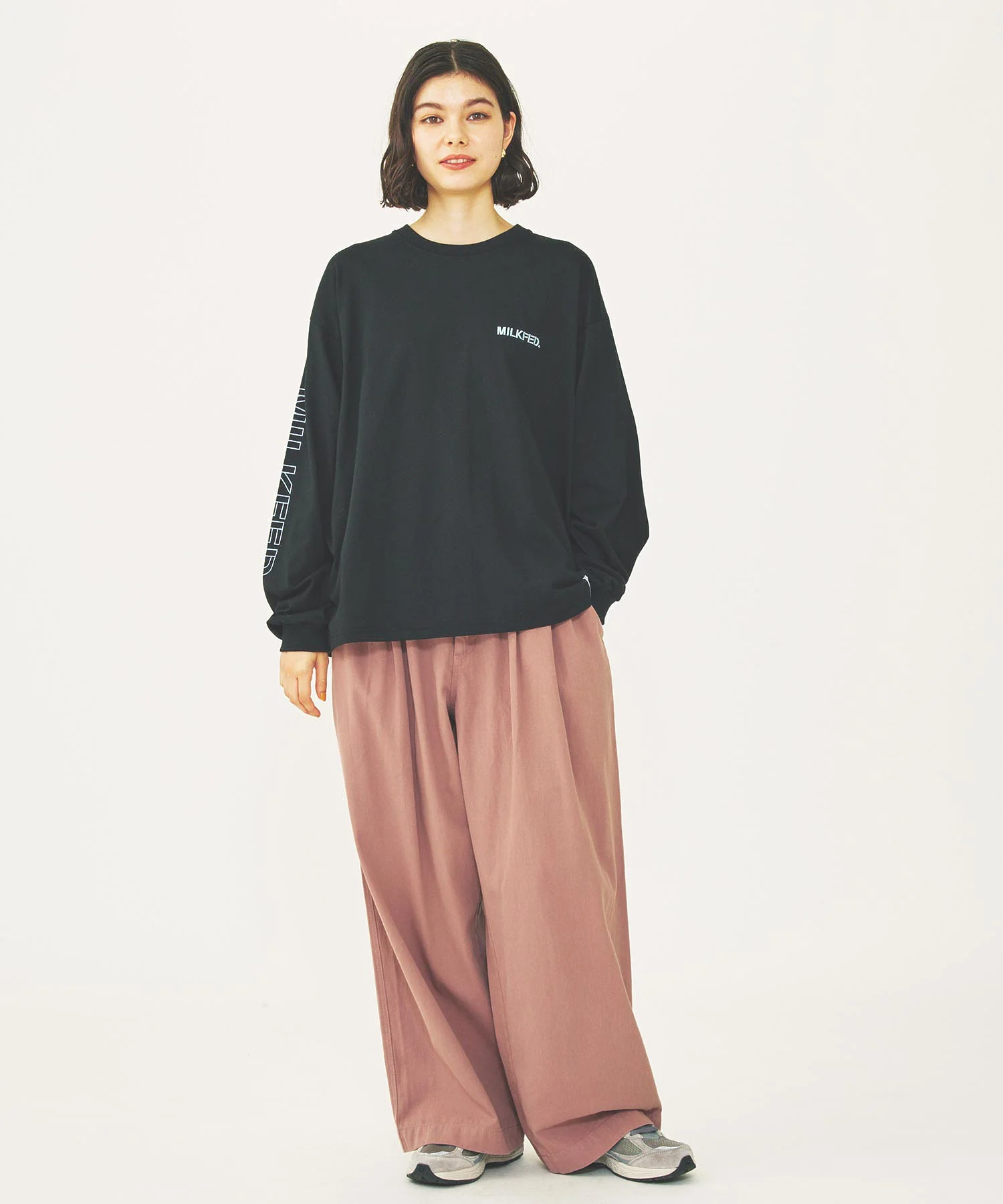 STENCIL LOGO BASIC L/S TEE - Image 4