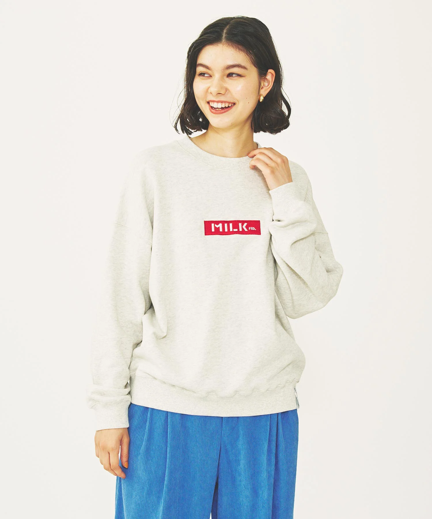 BAR LOGO BASIC SWEAT TOP - Image 6