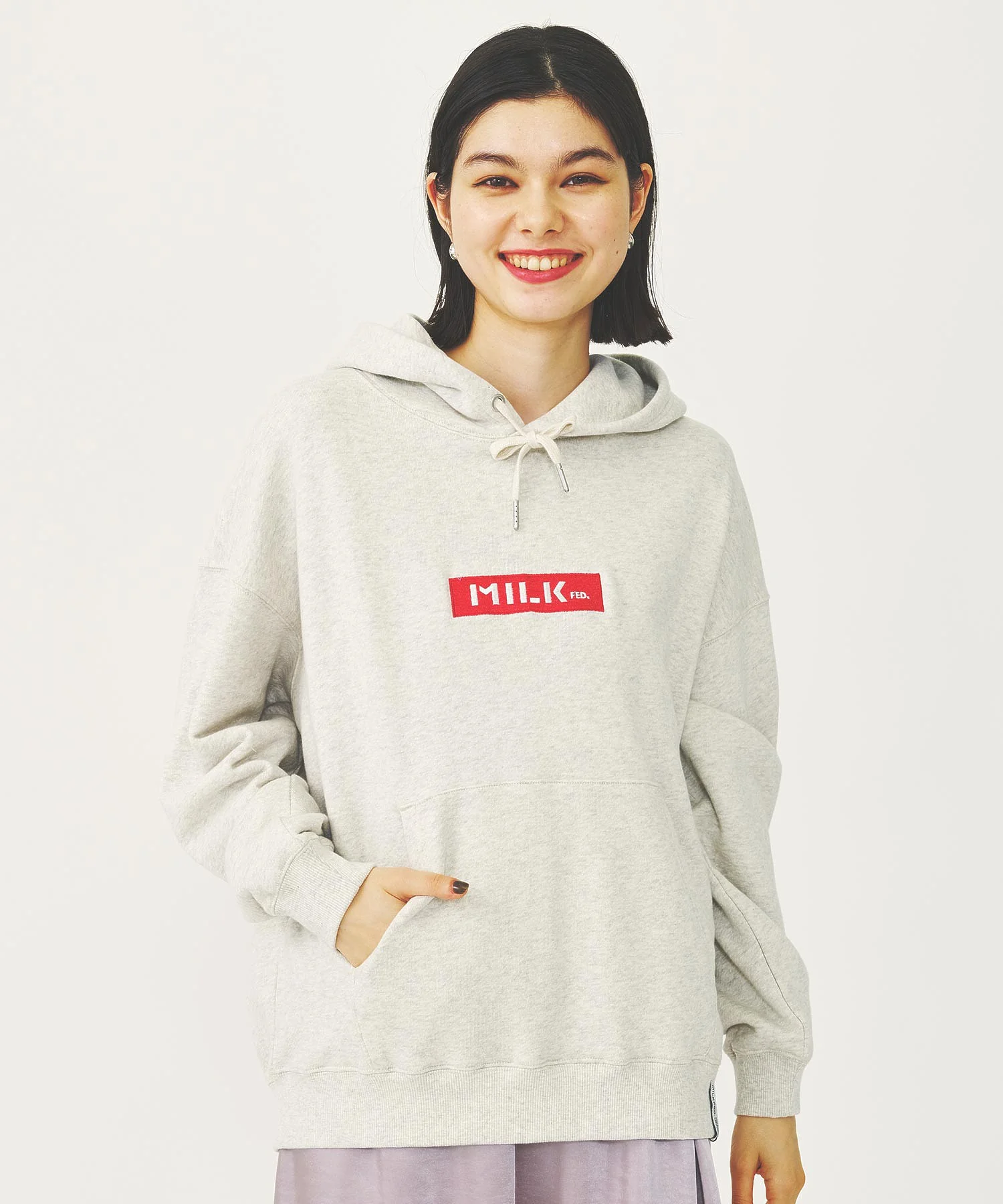 BAR LOGO BASIC SWEAT HOODIE - Image 20
