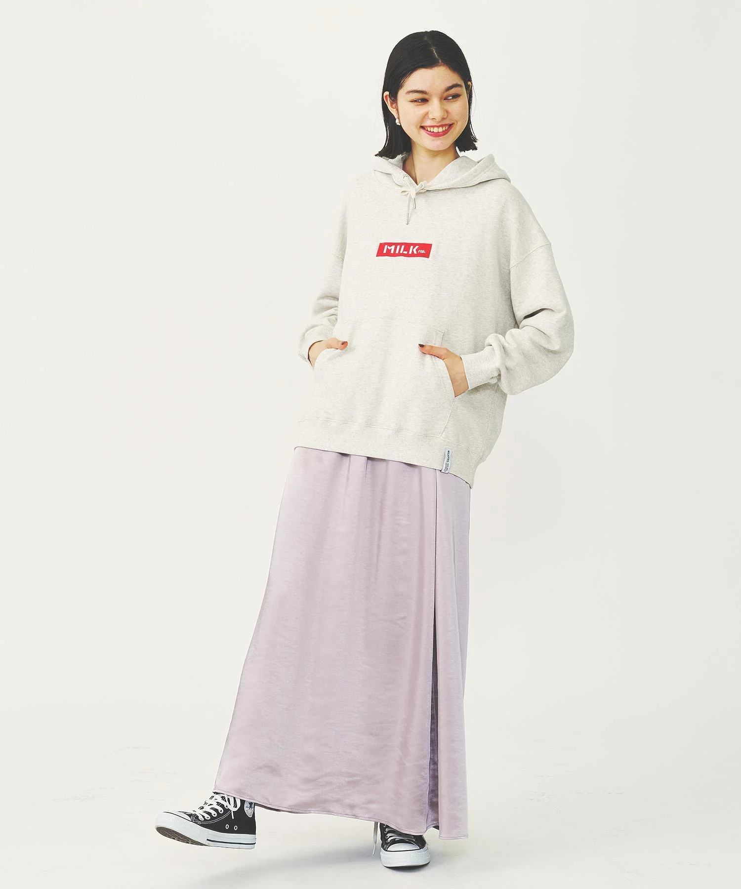 BAR LOGO BASIC SWEAT HOODIE - Image 27