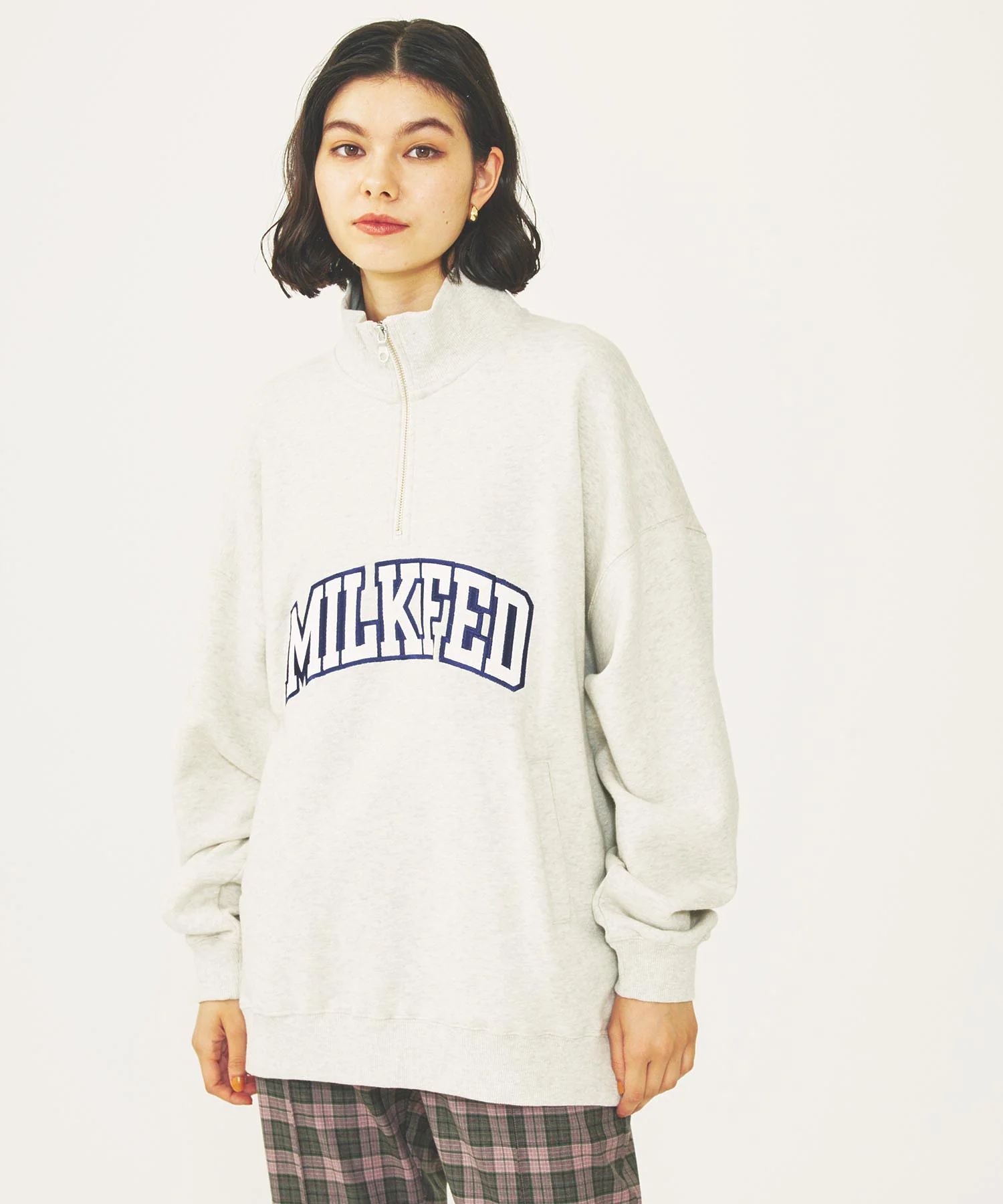 COLLEGE LOGO HALF ZIP TOP - Image 29