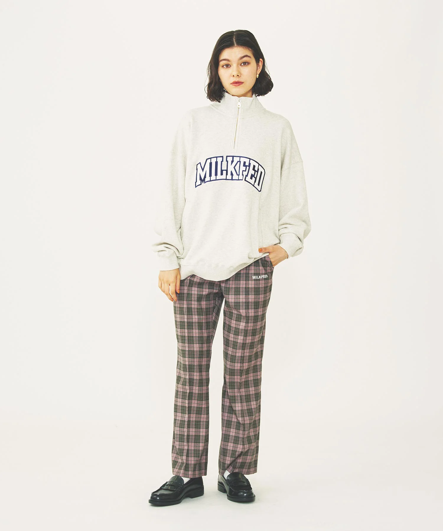 COLLEGE LOGO HALF ZIP TOP - Image 31