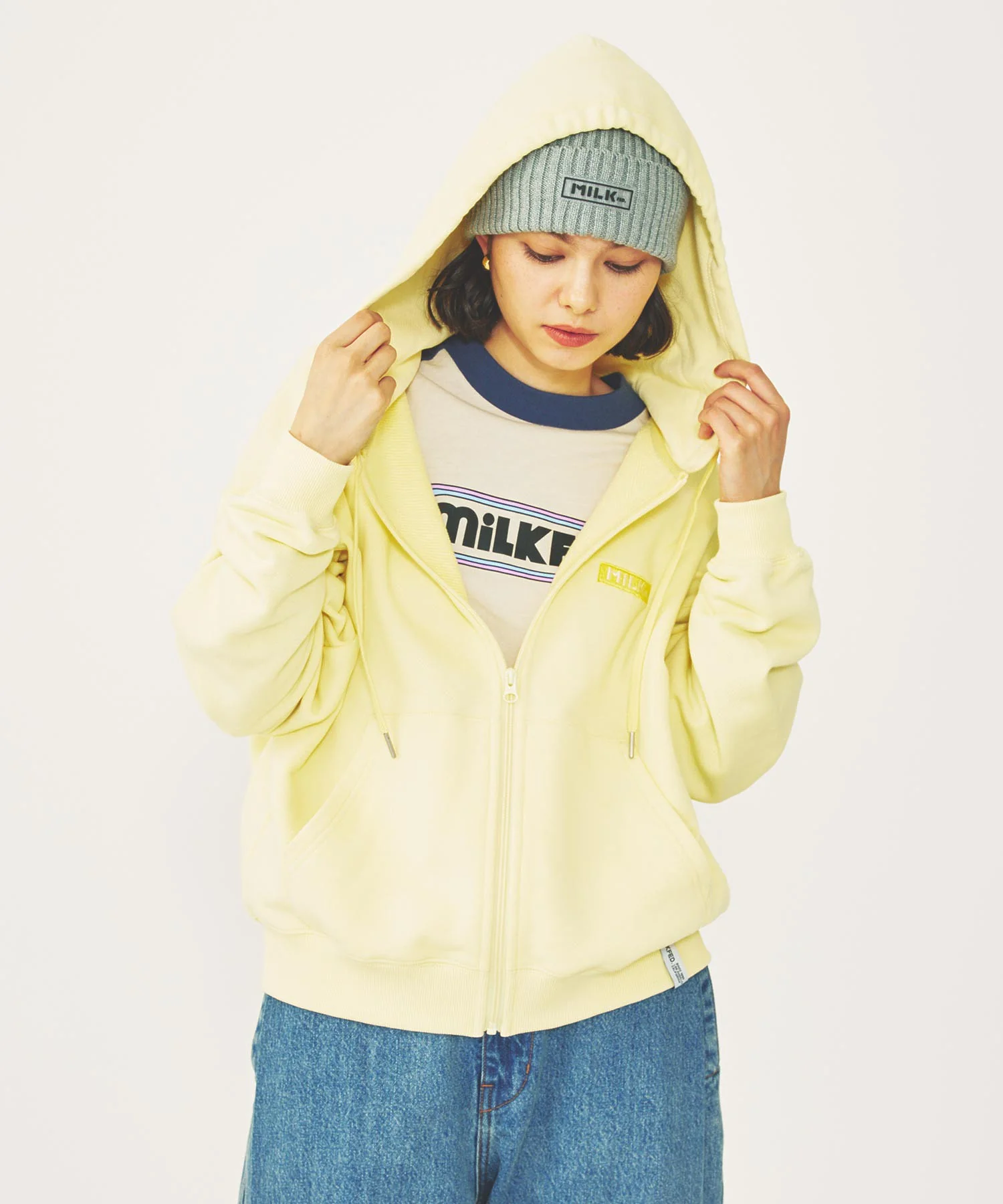 BAR LOGO ZIP UP HOODIE - Image 12