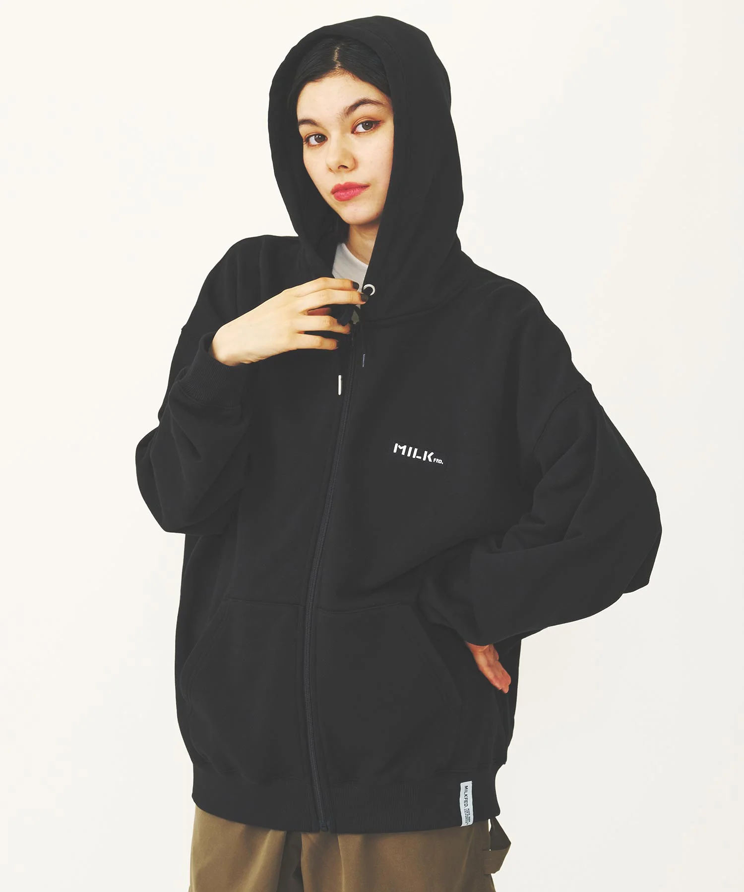 BAR LOGO ZIP UP HOODIE - Image 33