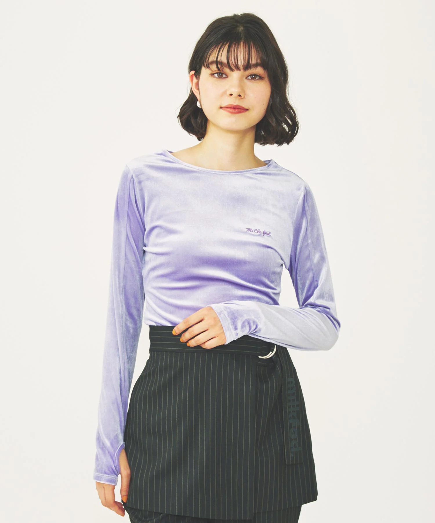 VELOUR L/S TOP - Image 5