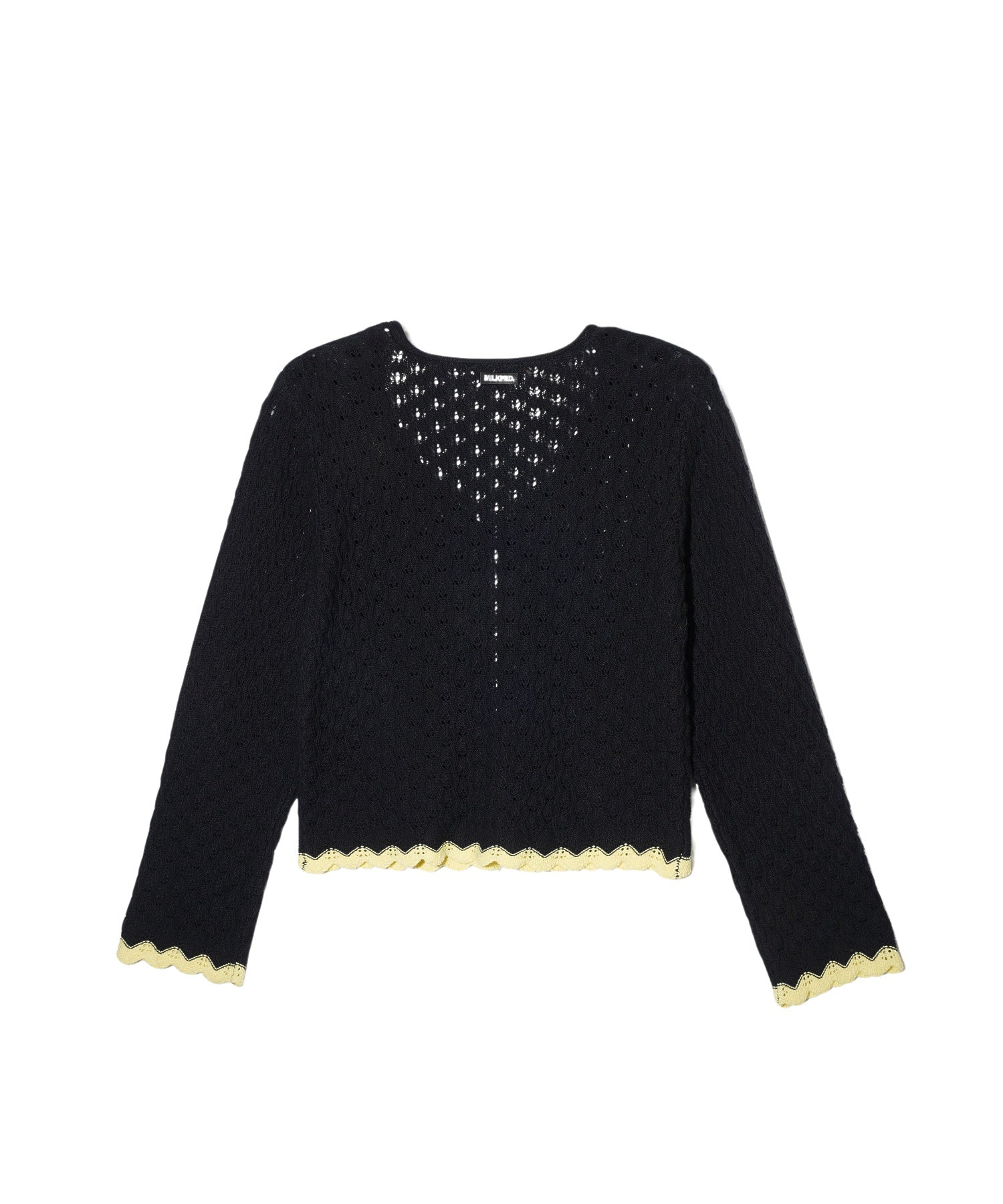 SCALLOP HEM KNIT CARDIGAN - Image 29