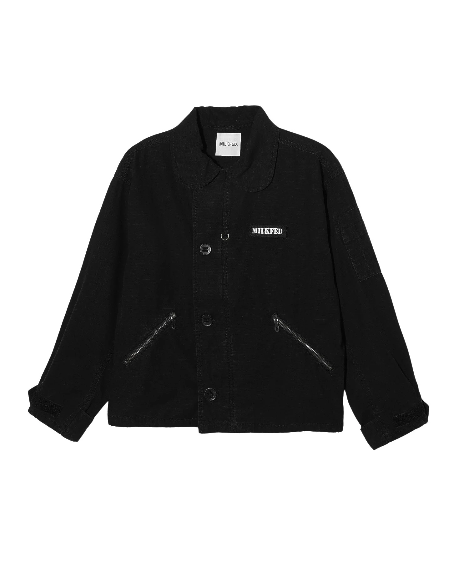 ROUND COLLAR MILITARY JACKET - Image 3