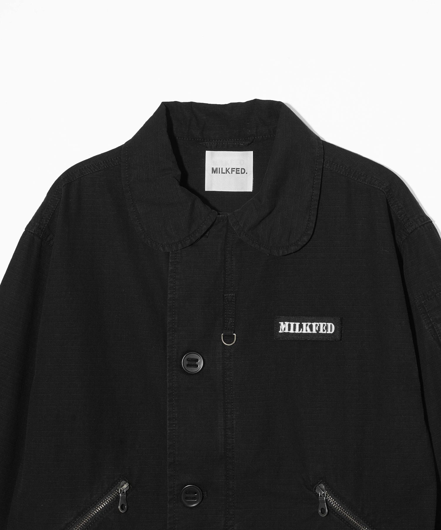 ROUND COLLAR MILITARY JACKET - Image 37