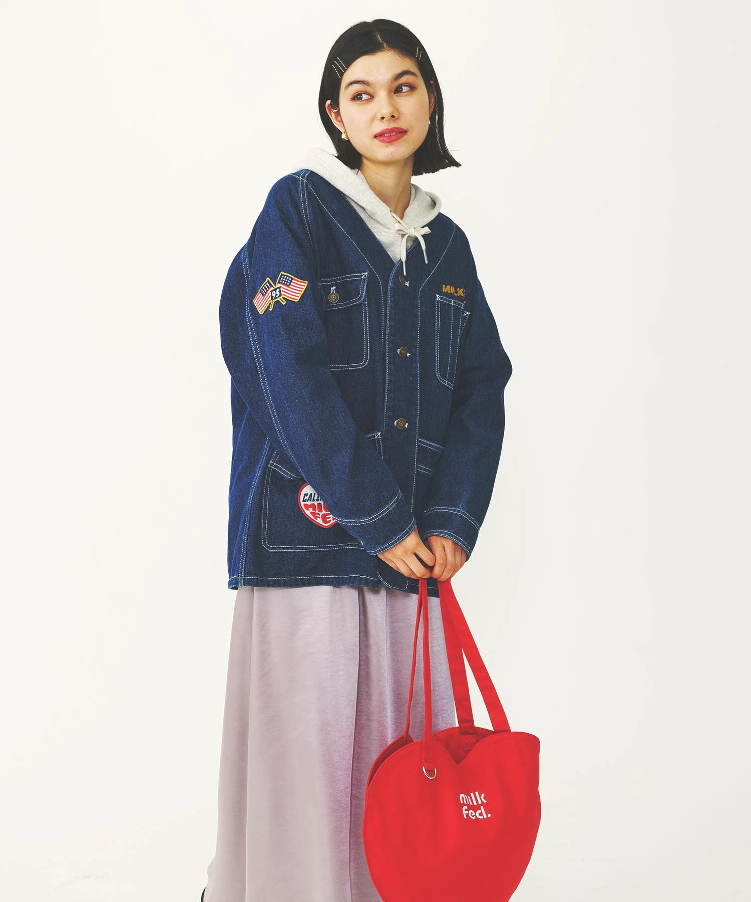 MANY PATCHED COLLARLESS JACKET - Image 38
