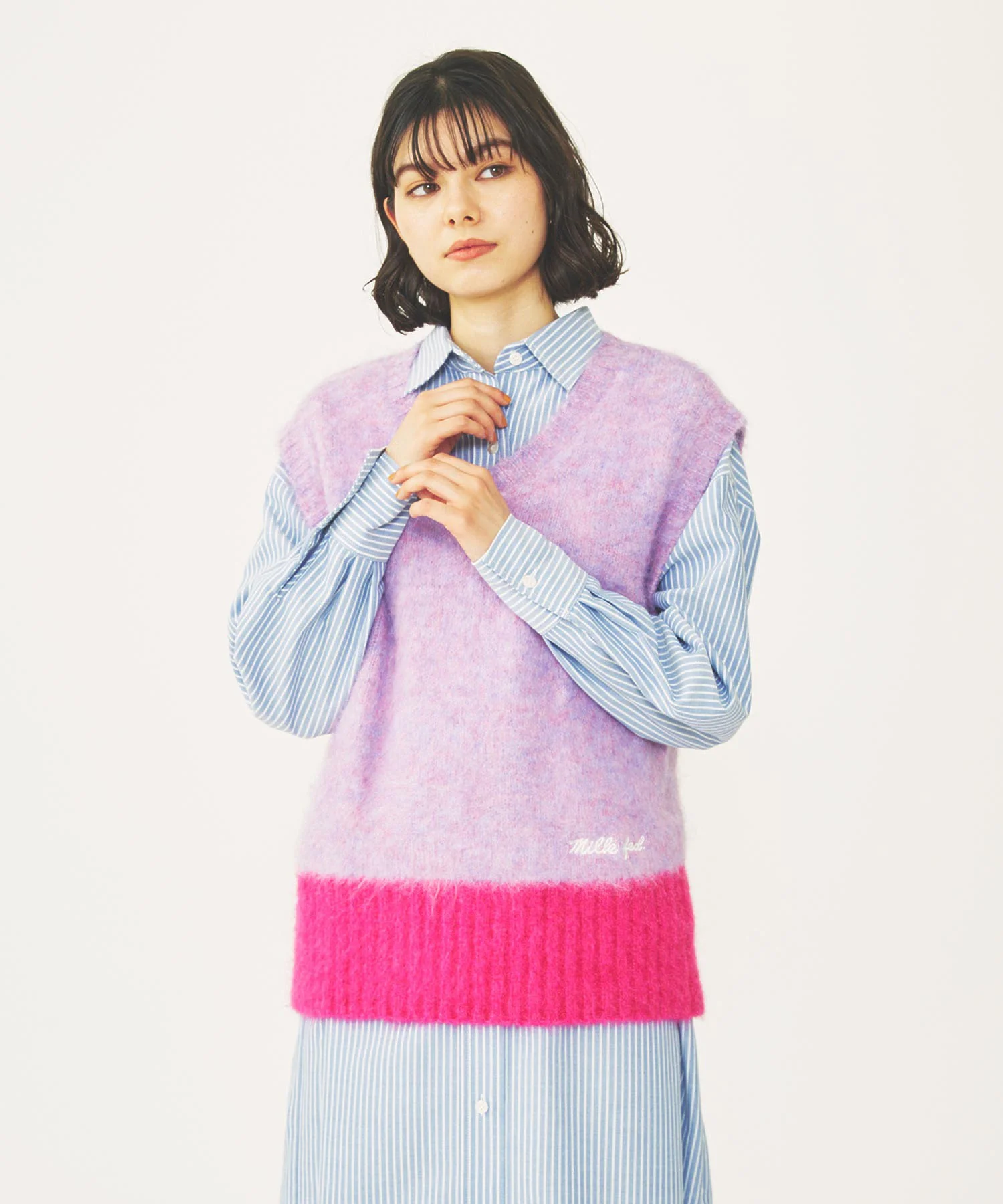 SHAGGY KNIT VEST - Image 23