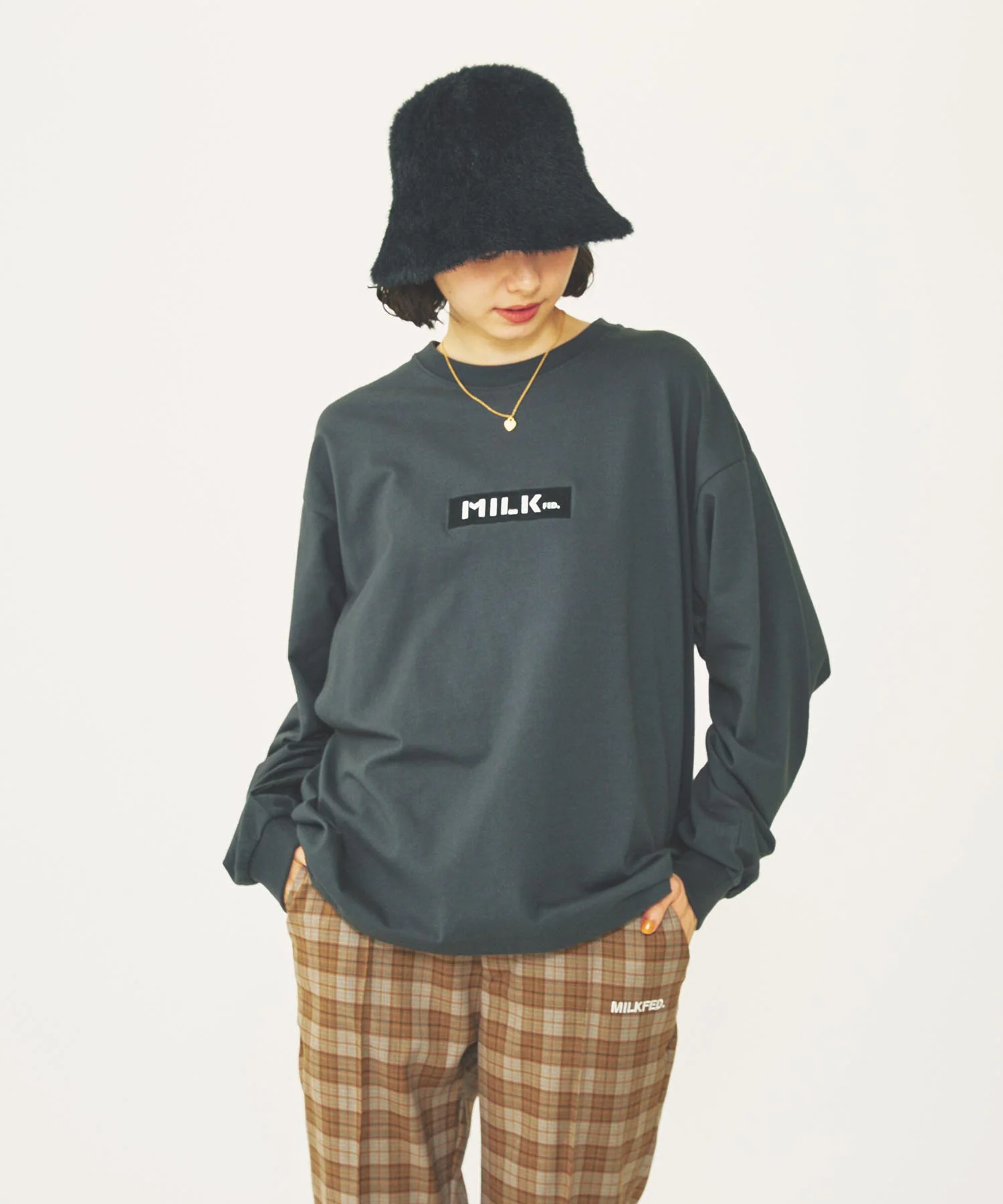 PLAID FLARED PANTS - Image 13