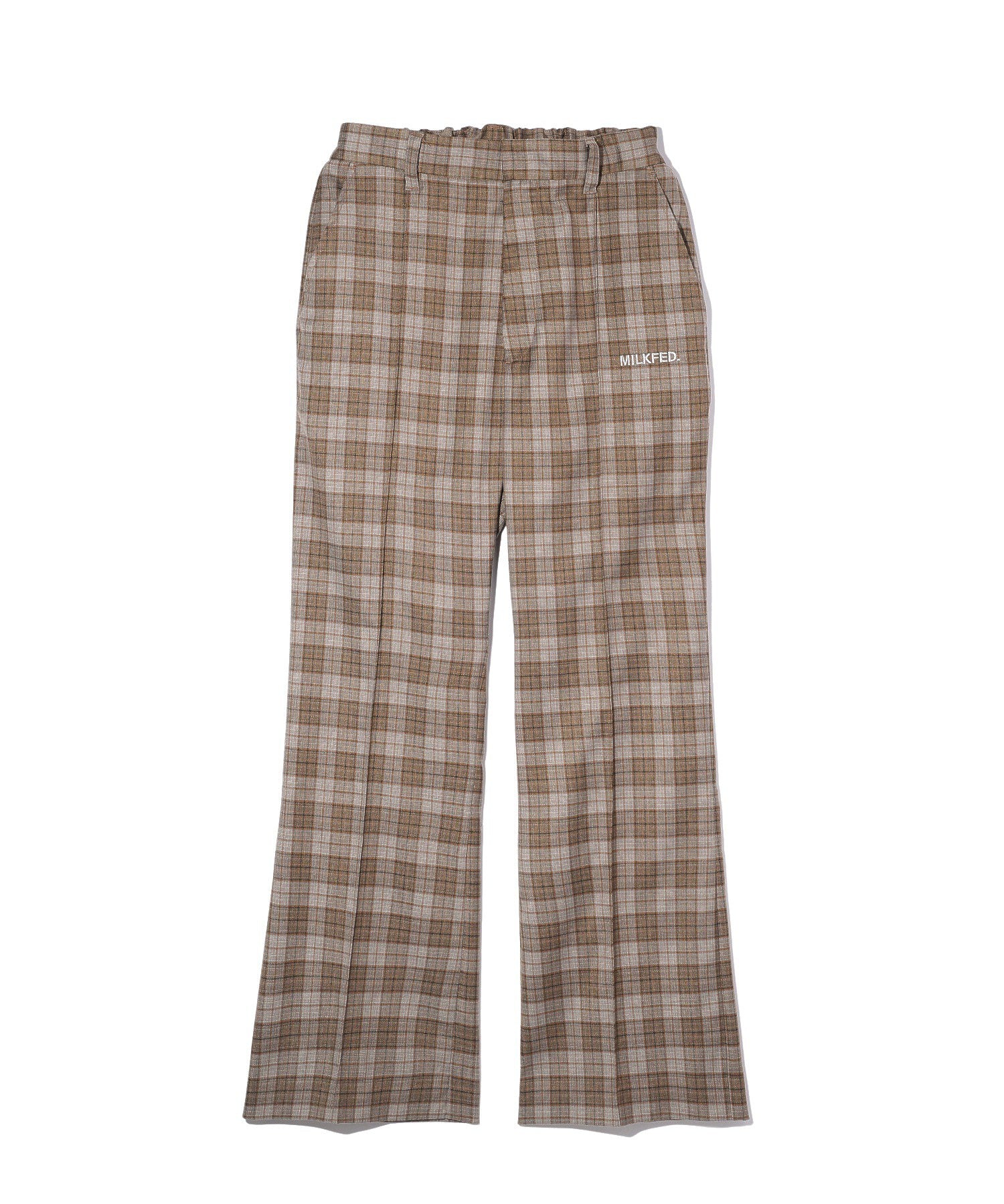 PLAID FLARED PANTS - Image 2