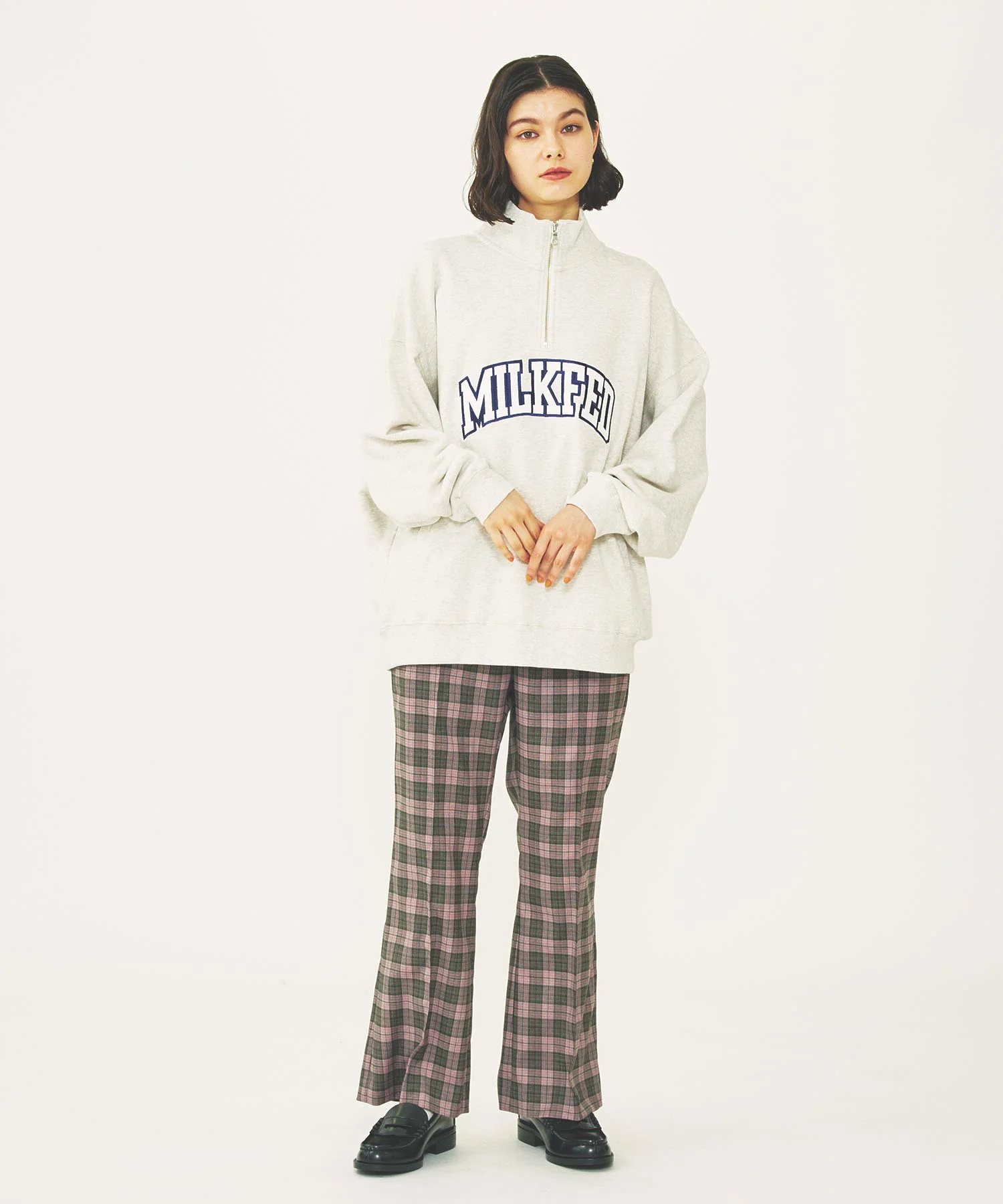 PLAID FLARED PANTS - Image 20