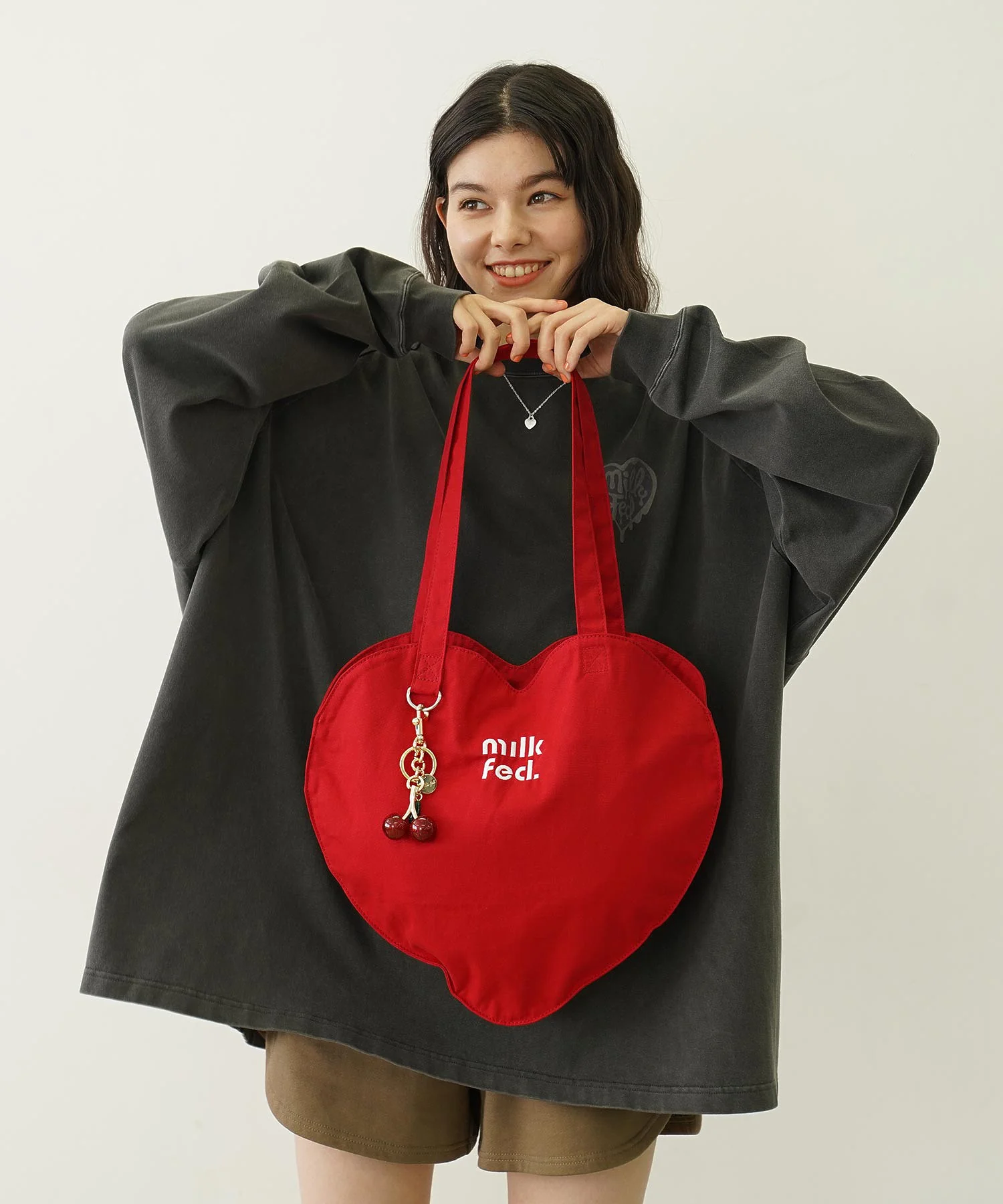 HEART SHAPED TOTE BAG - Image 4