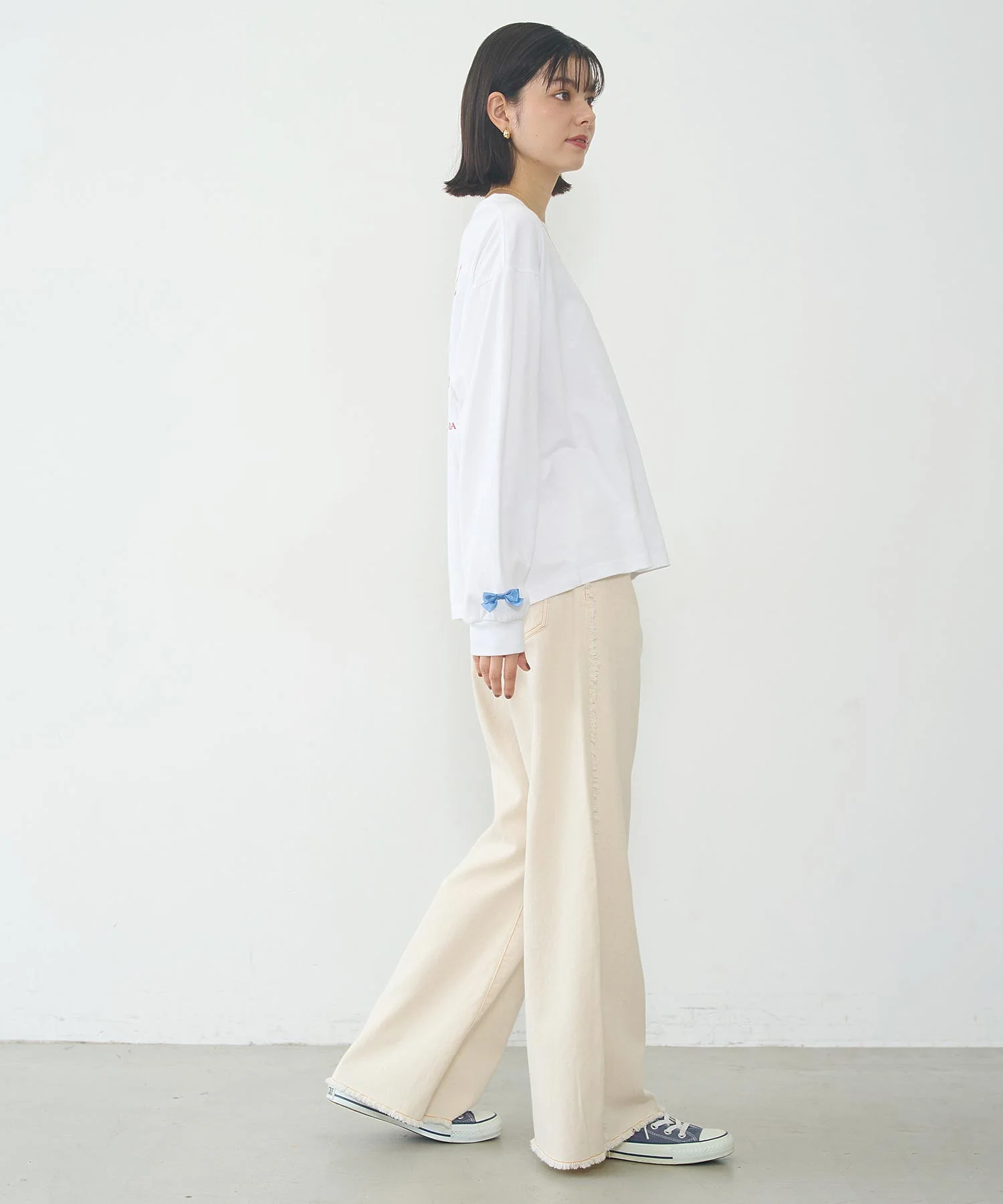 RIBBON WIDE L/S TEE - Image 43