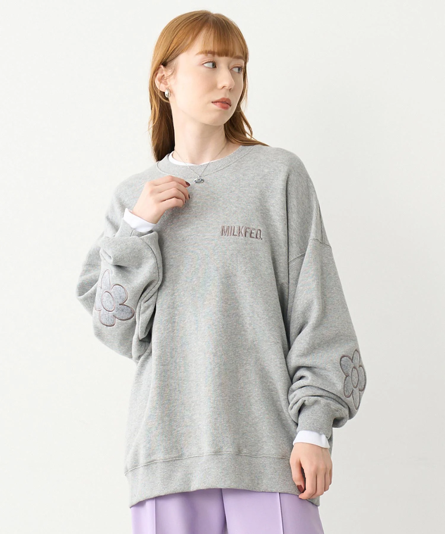 FLOWER PATCHED ELBOW SWEAT TOP - Image 19