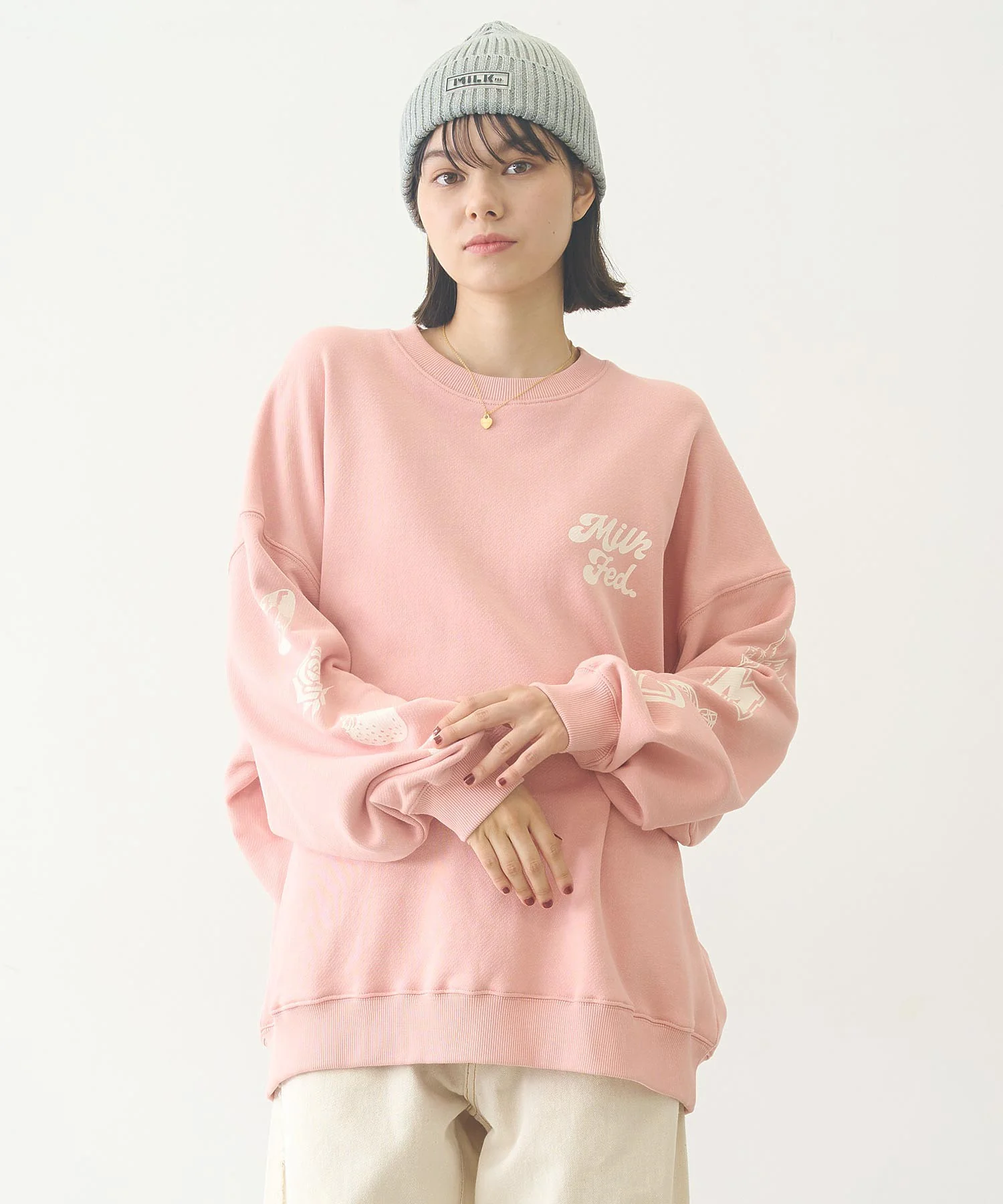 PRINTED SLEEVE SWEAT TOP - Image 17