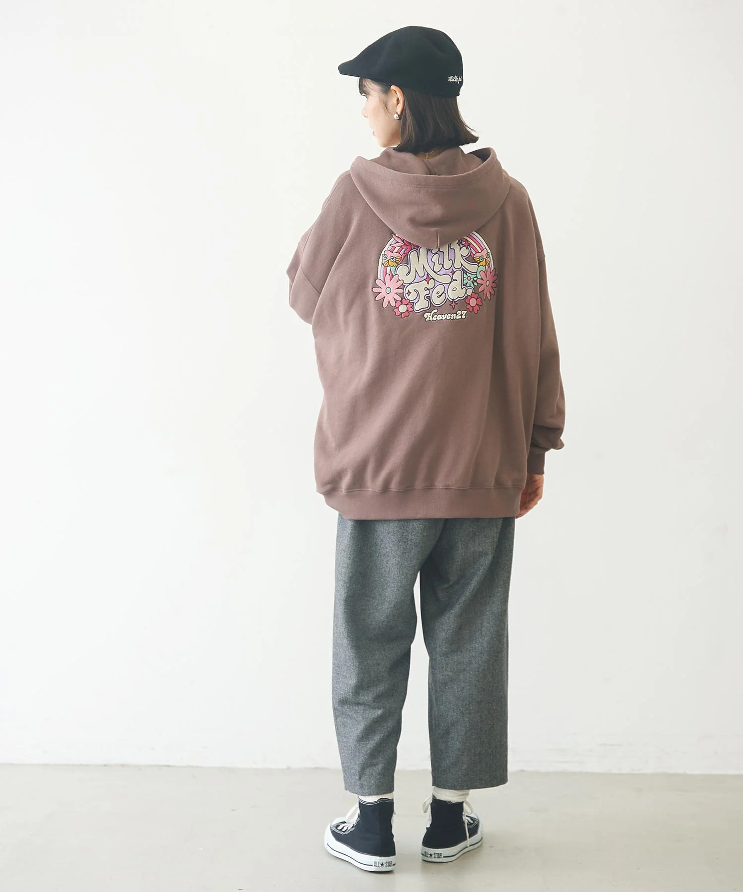 EMBROIDERD 70s LOGO SWEAT HOODIE - Image 25