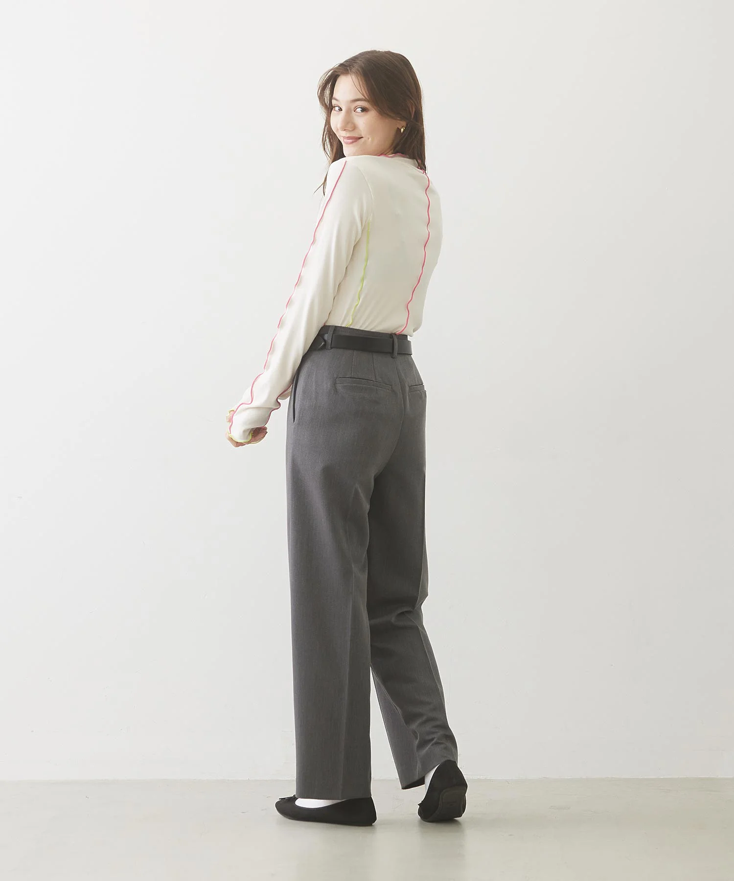 OVERLOCK STITCHED TOP - Image 13