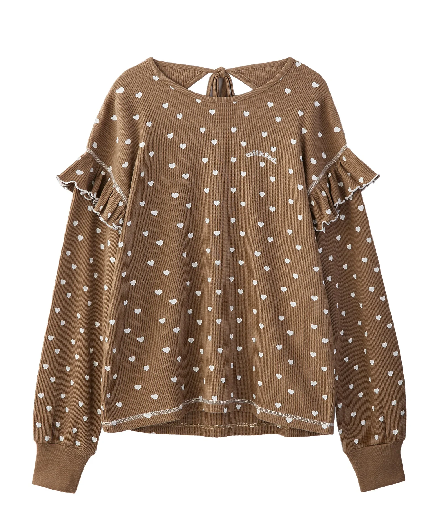 FRILL HEART WAFFLE TOP - Image 2