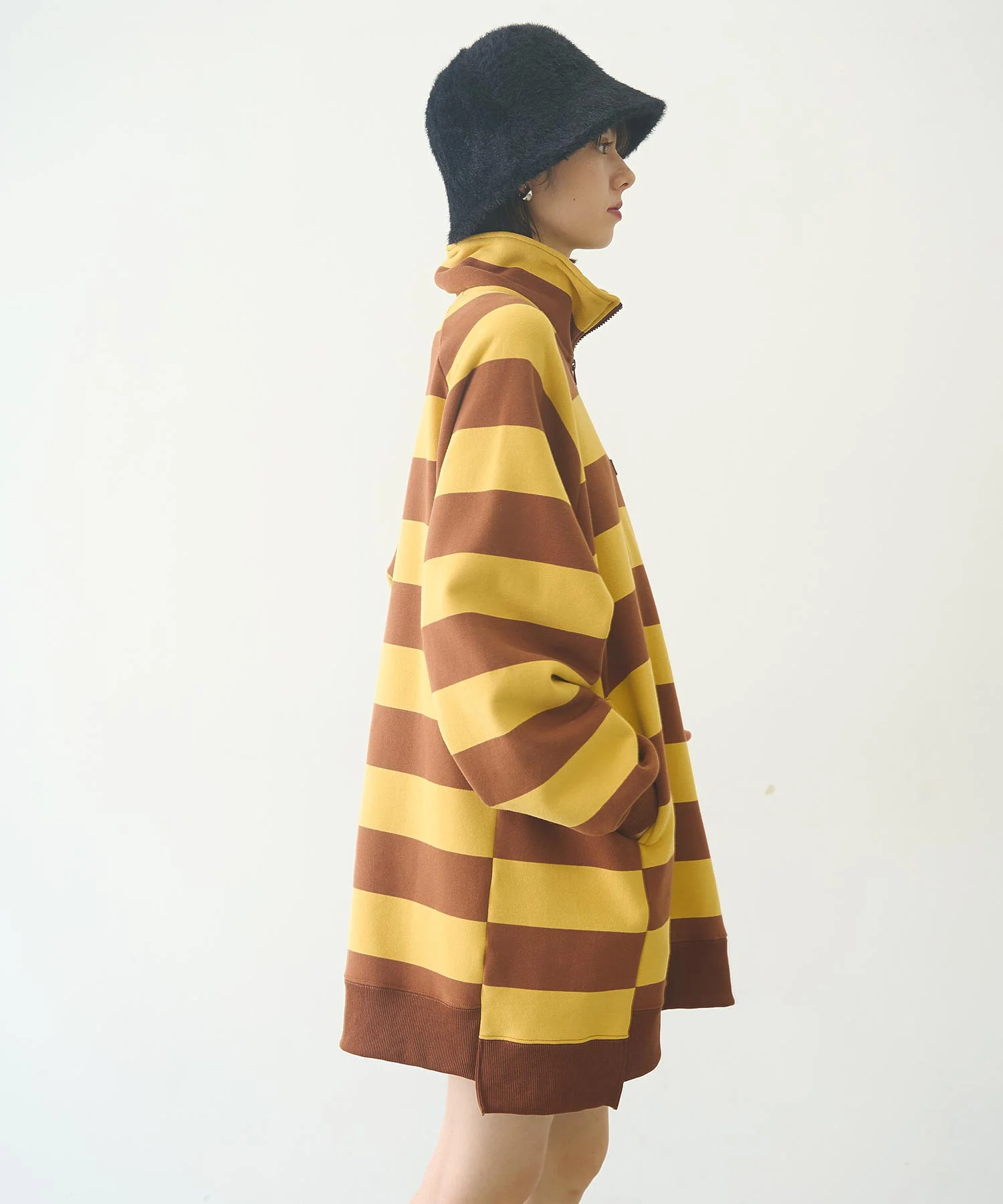 STRIPED TUNIC SWEATSHIRT - Image 25