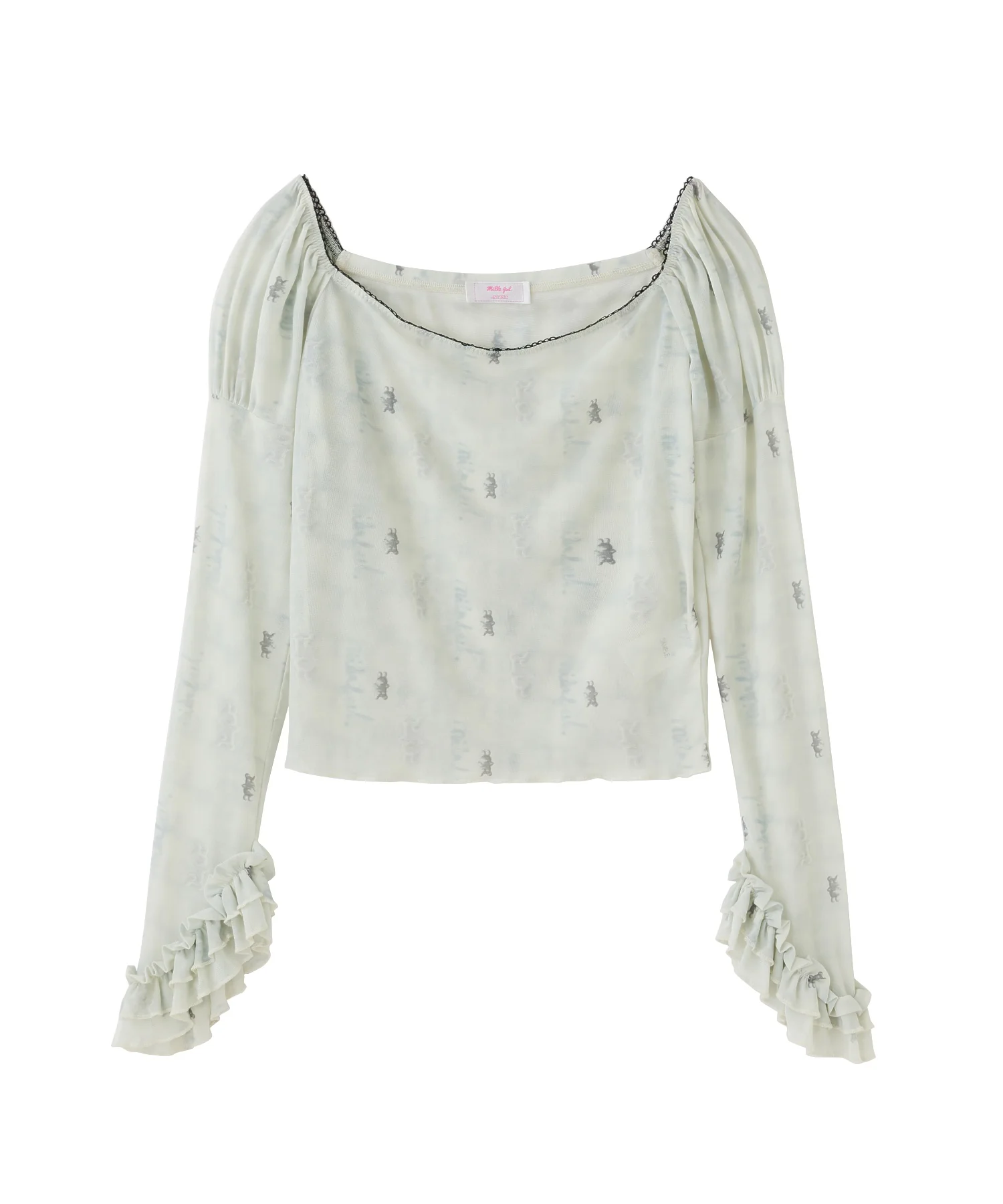 MILKFED. × LANIE USAGI MESHED TOP - Image 31