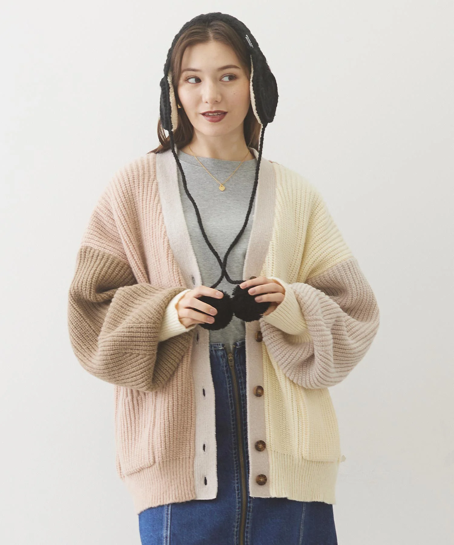 PANELED KNIT CARDIGAN - Image 21