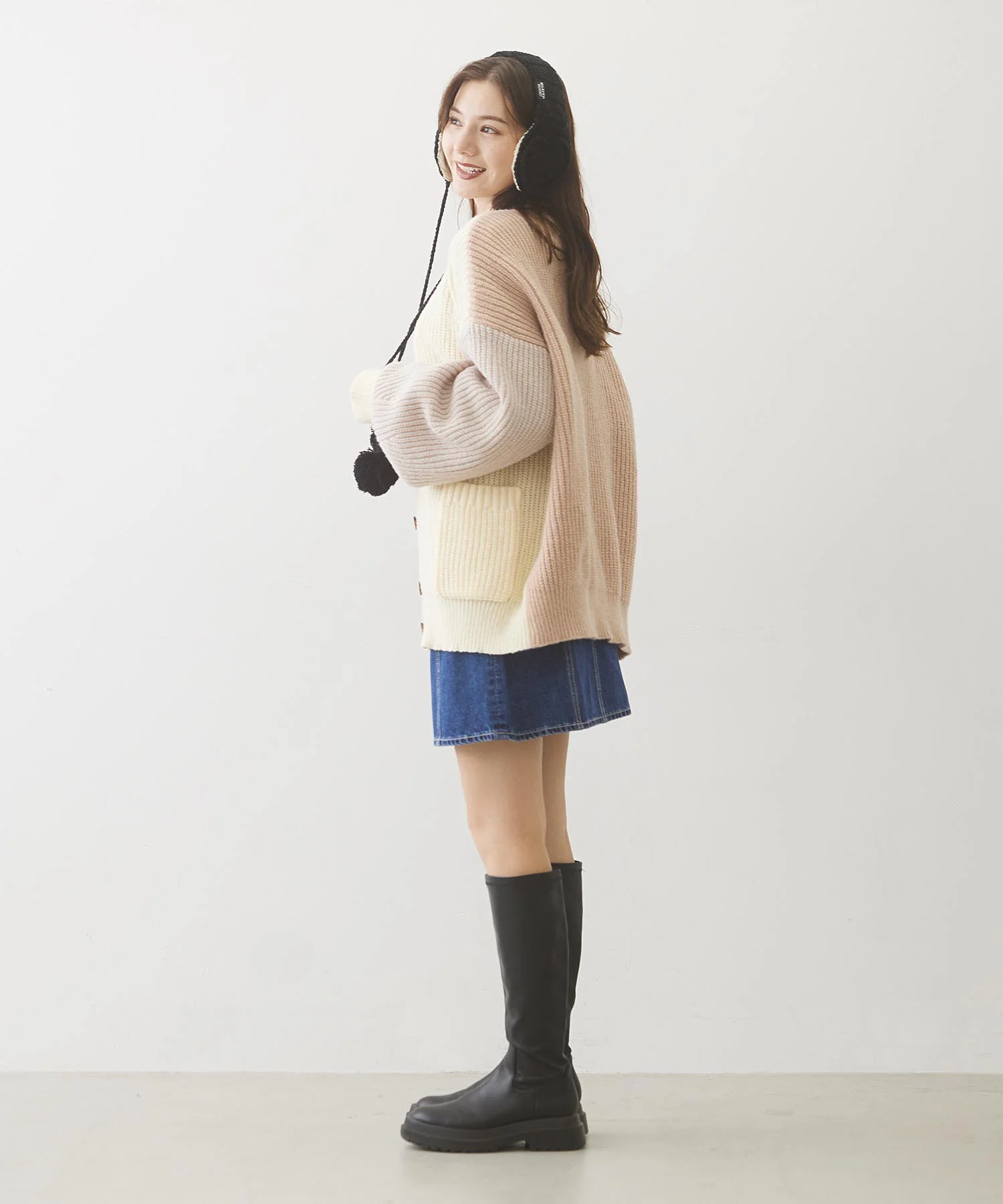PANELED KNIT CARDIGAN - Image 29