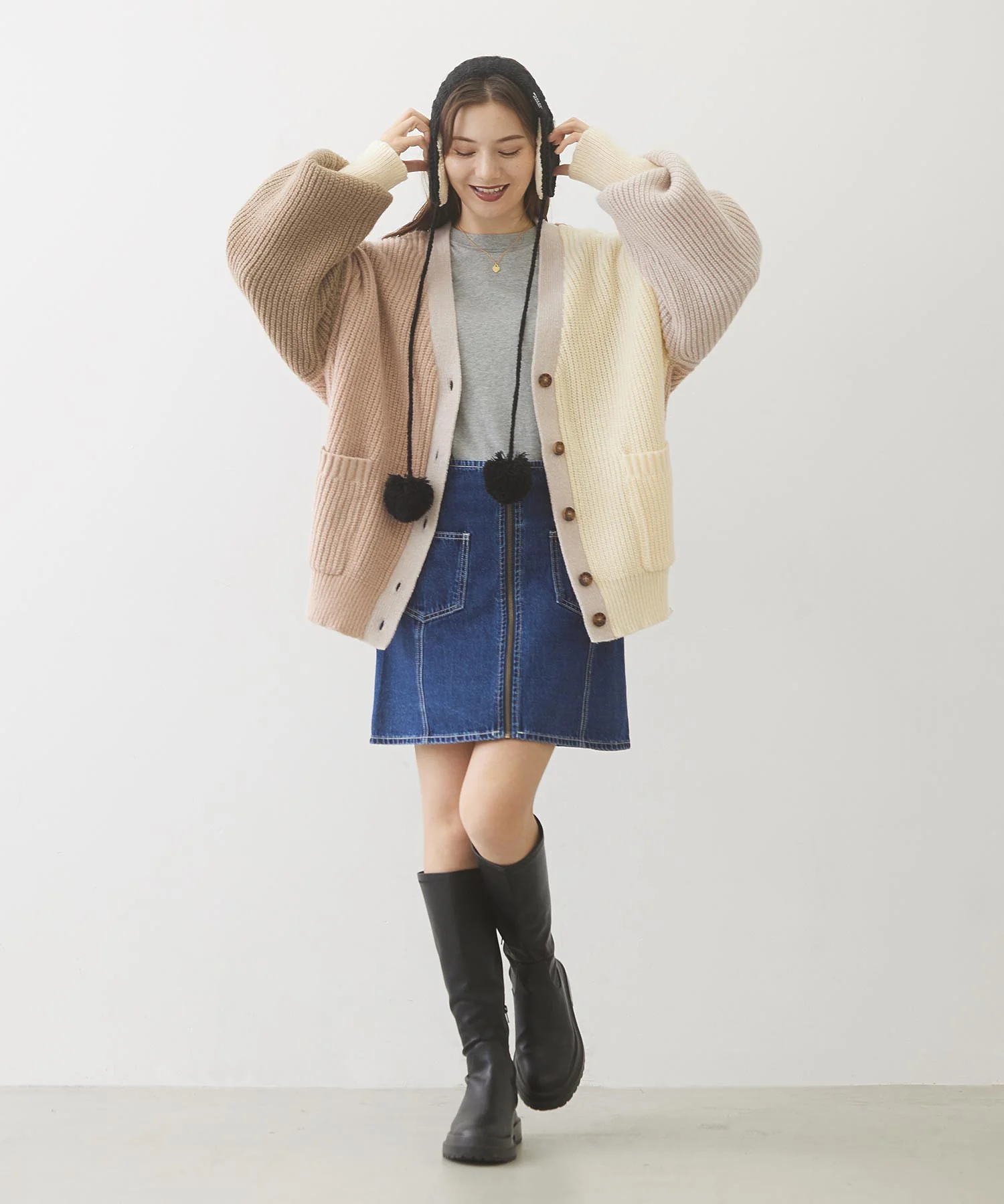 PANELED KNIT CARDIGAN - Image 30