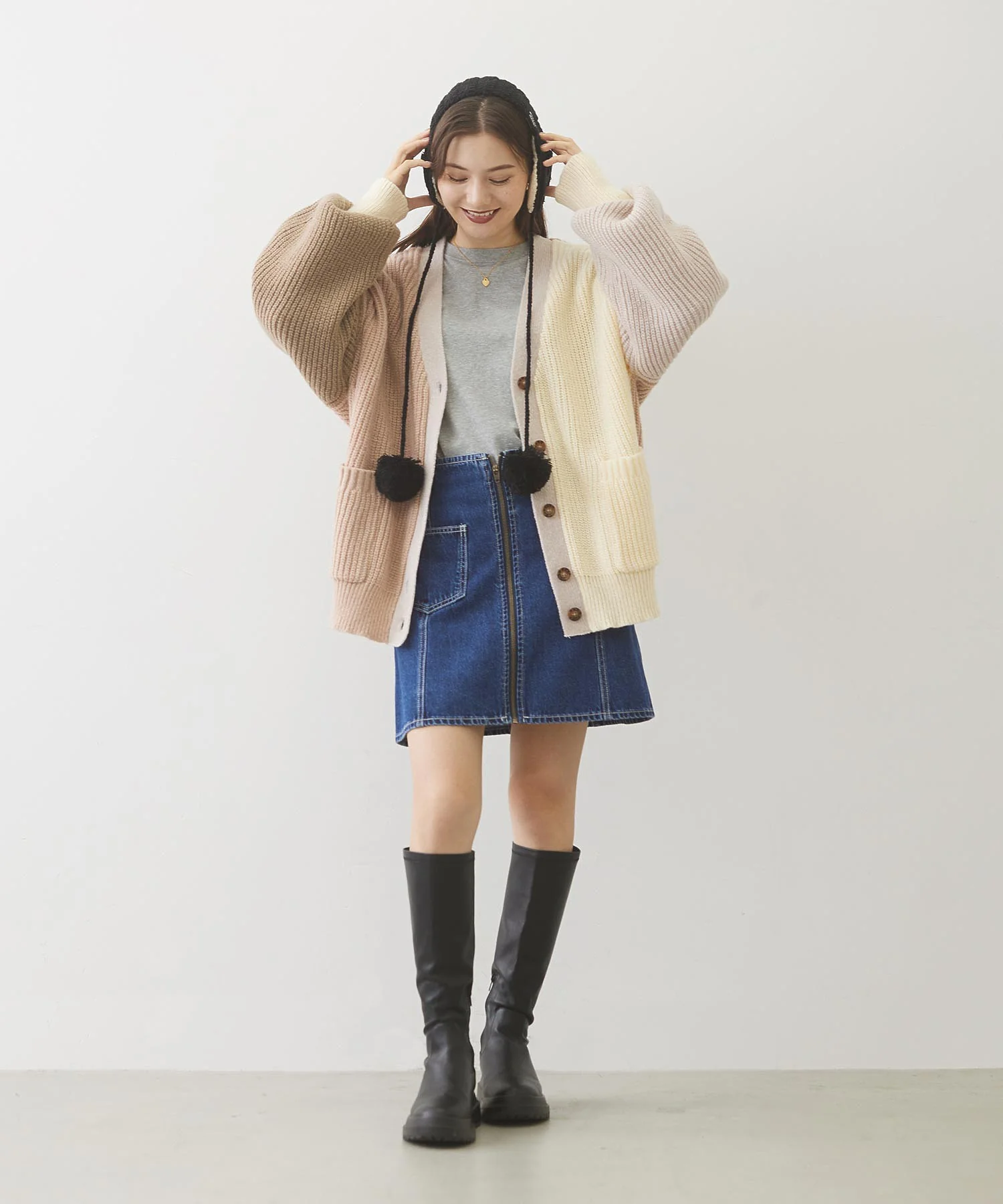 PANELED KNIT CARDIGAN - Image 31